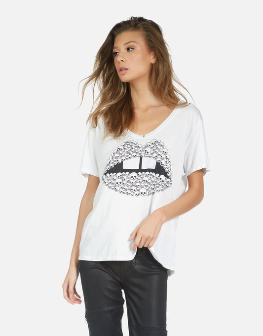 Lauren Moshi Women's Elara Skull Lip - XS