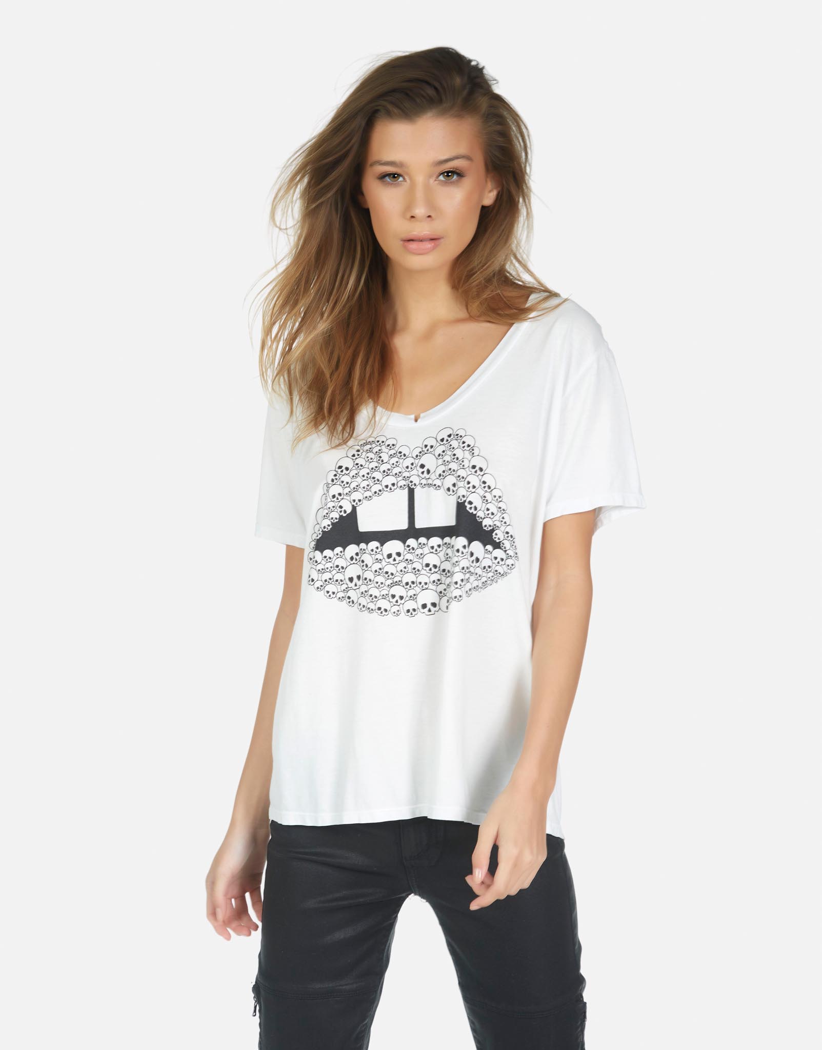 Lauren Moshi Women's Elara Skull Lip - 