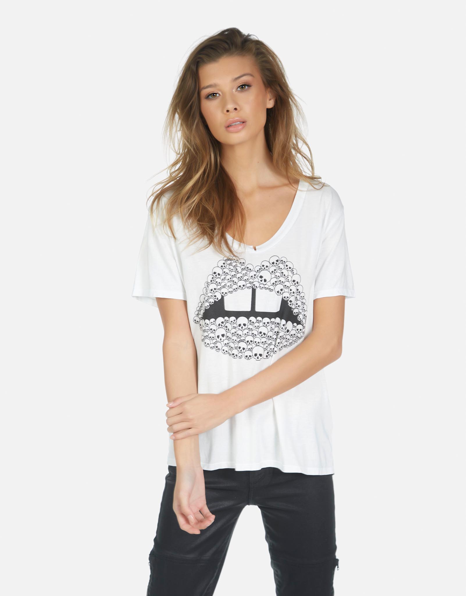 Lauren Moshi Women's Elara Skull Lip - 