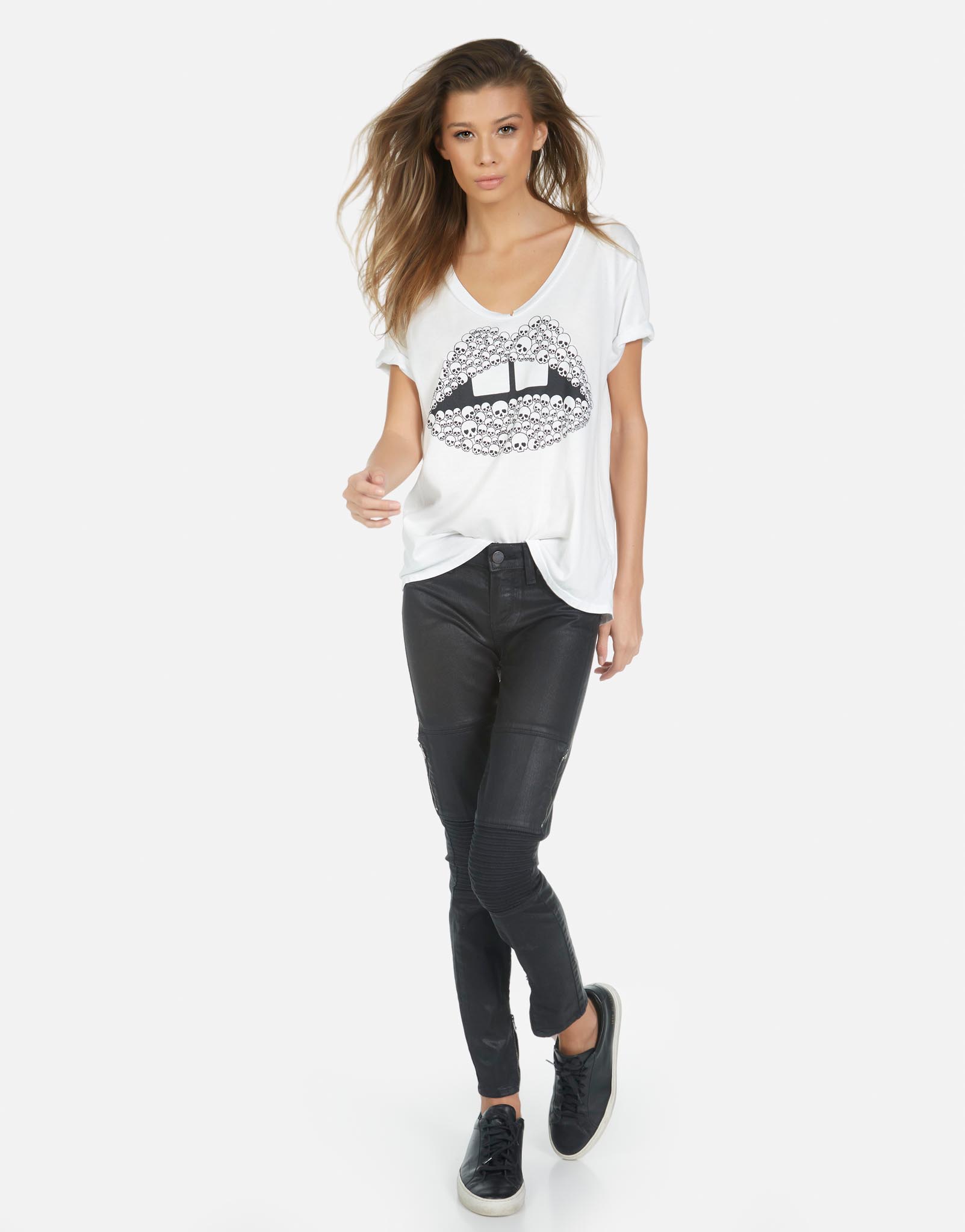 Lauren Moshi Women's Elara Skull Lip - 