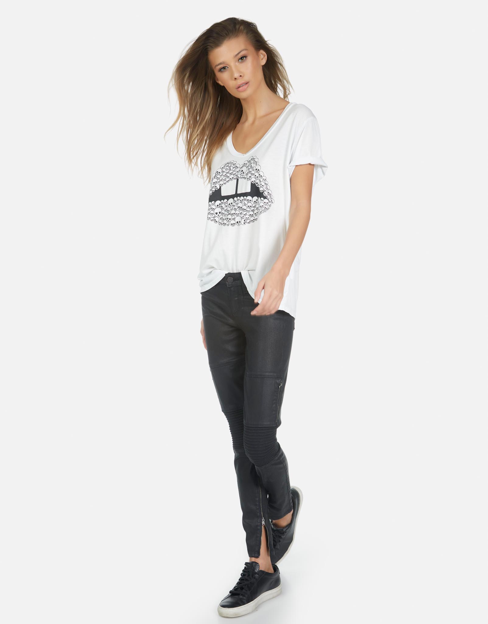 Lauren Moshi Women's Elara Skull Lip - 