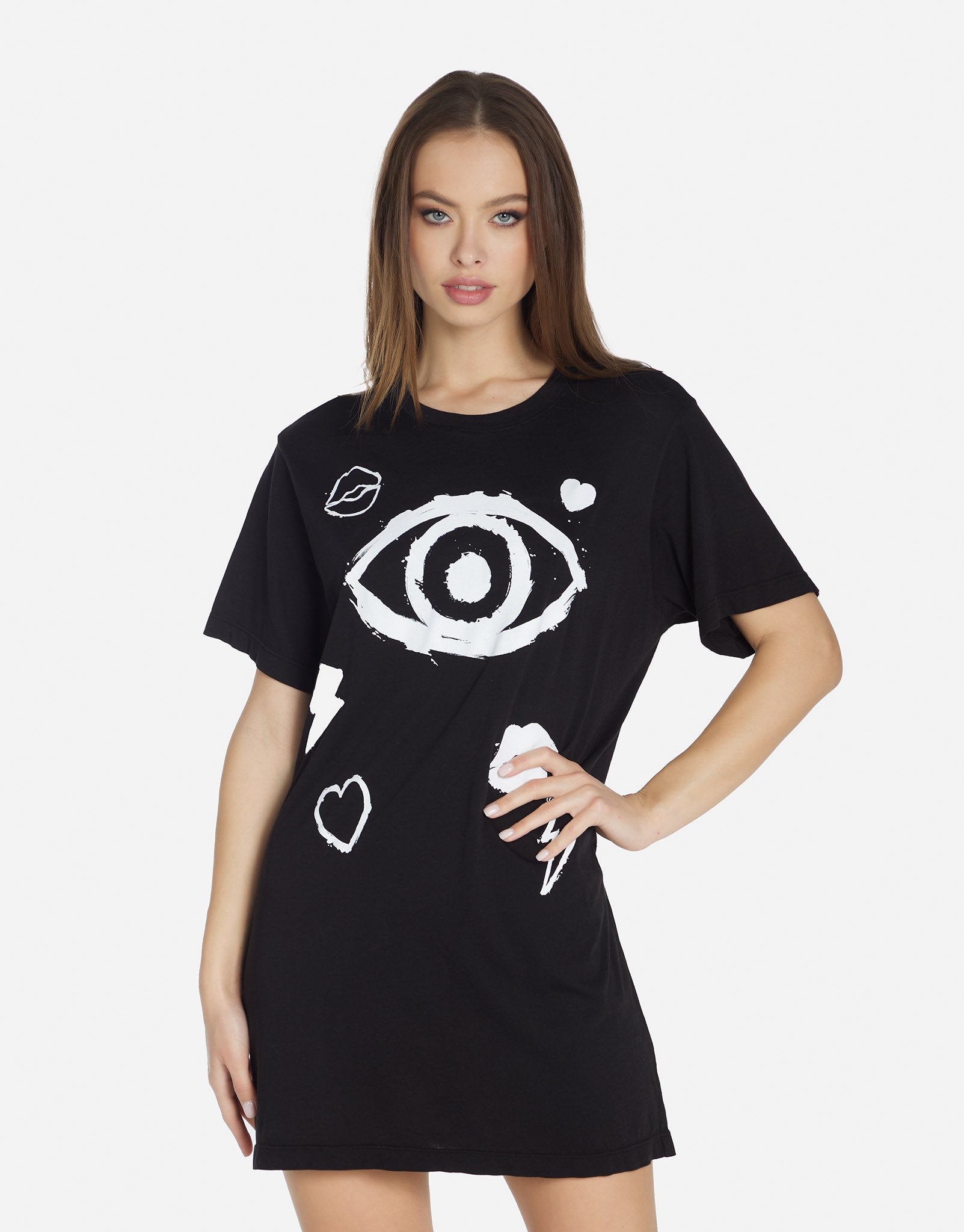 evil eye shirt dress Evil Eye Shirt Dress in Turkish Cotton