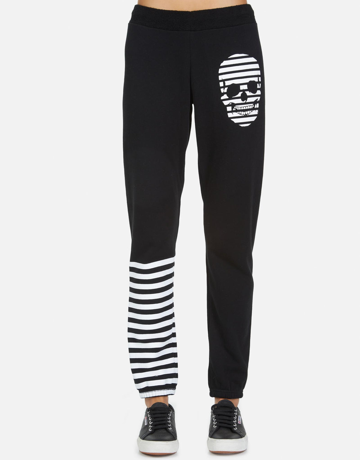 Lauren Moshi Women's Gia Stripe Skull - XS
