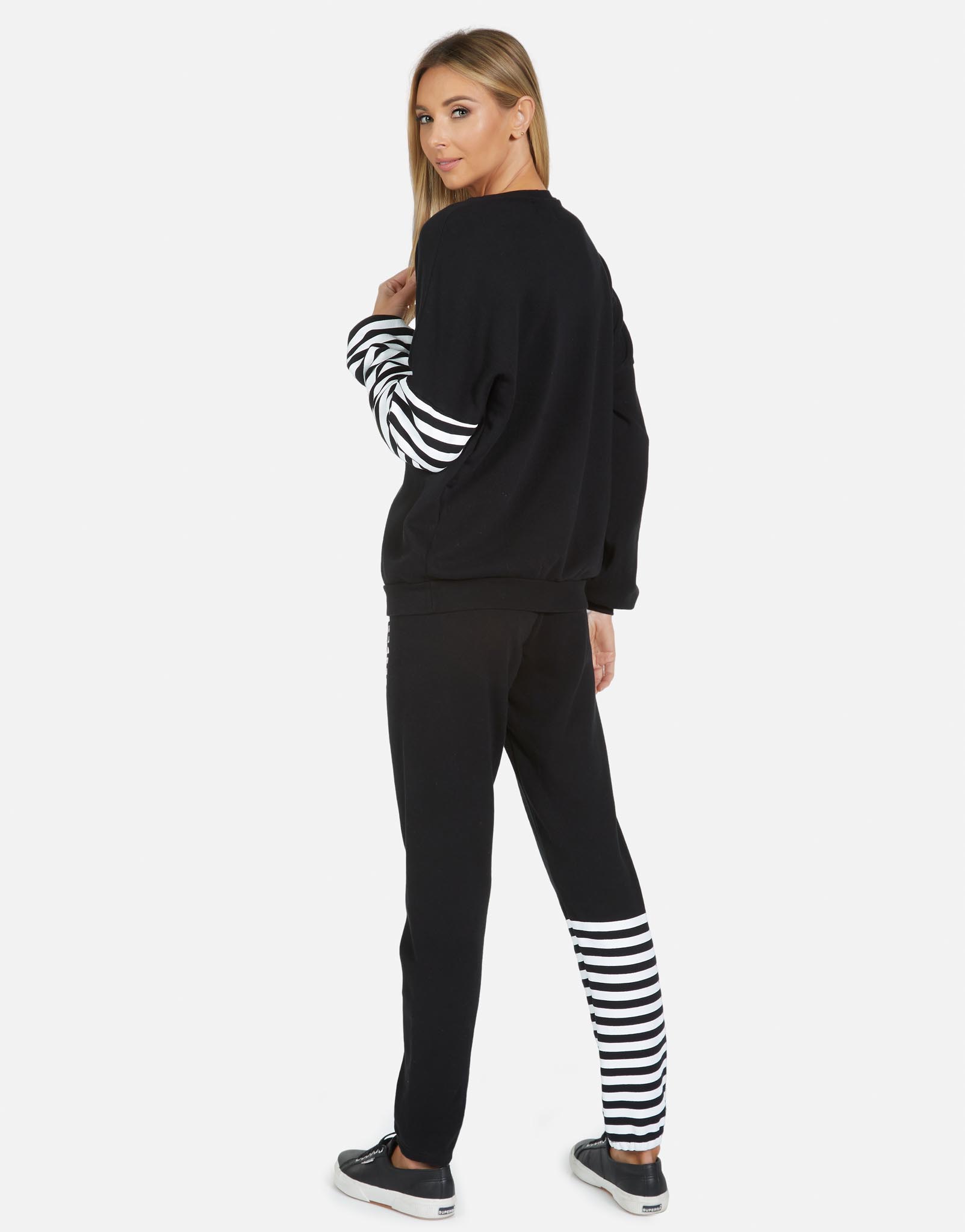 Lauren Moshi Women's Gia Stripe Skull - 
