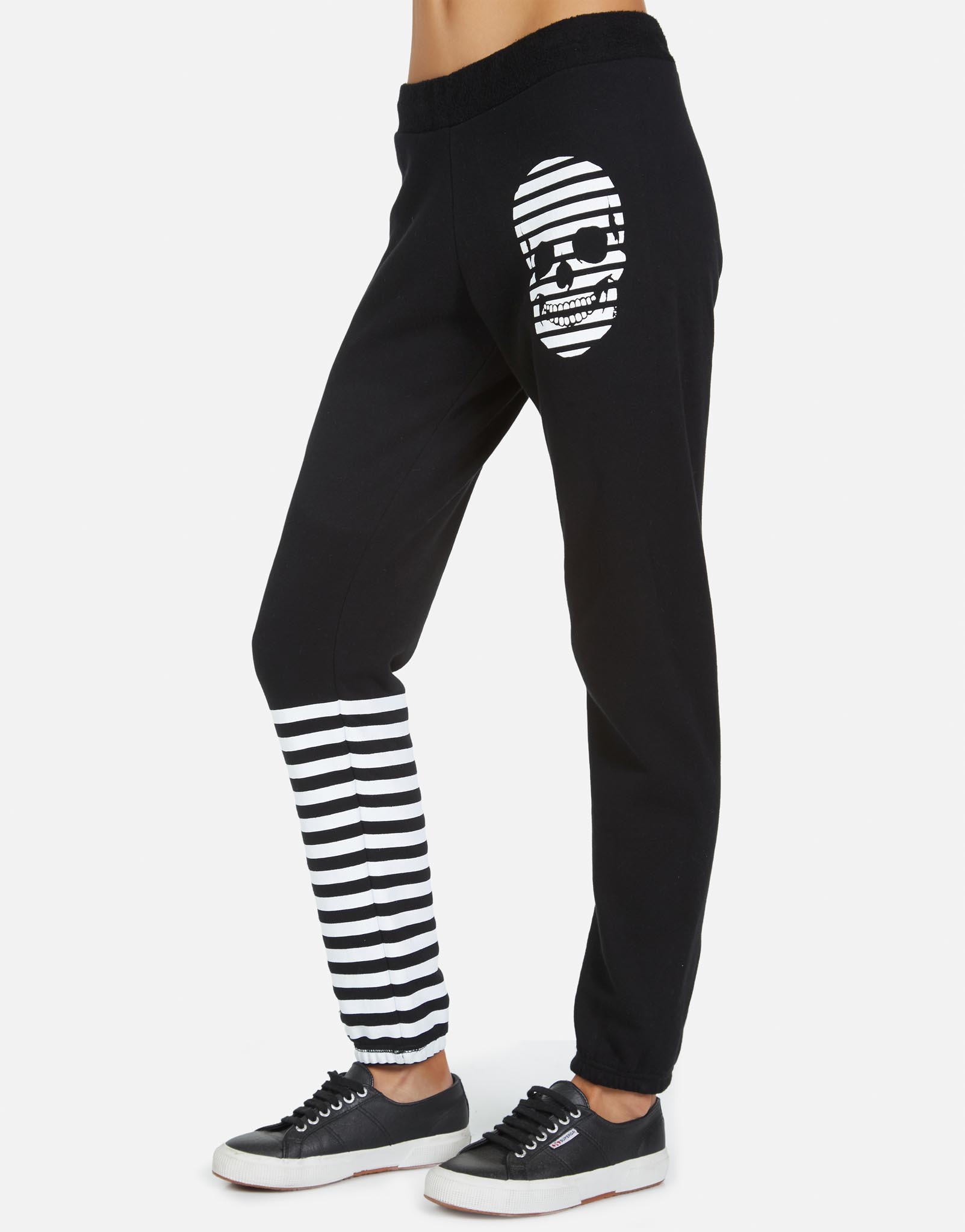 Lauren Moshi Women's Gia Stripe Skull - 