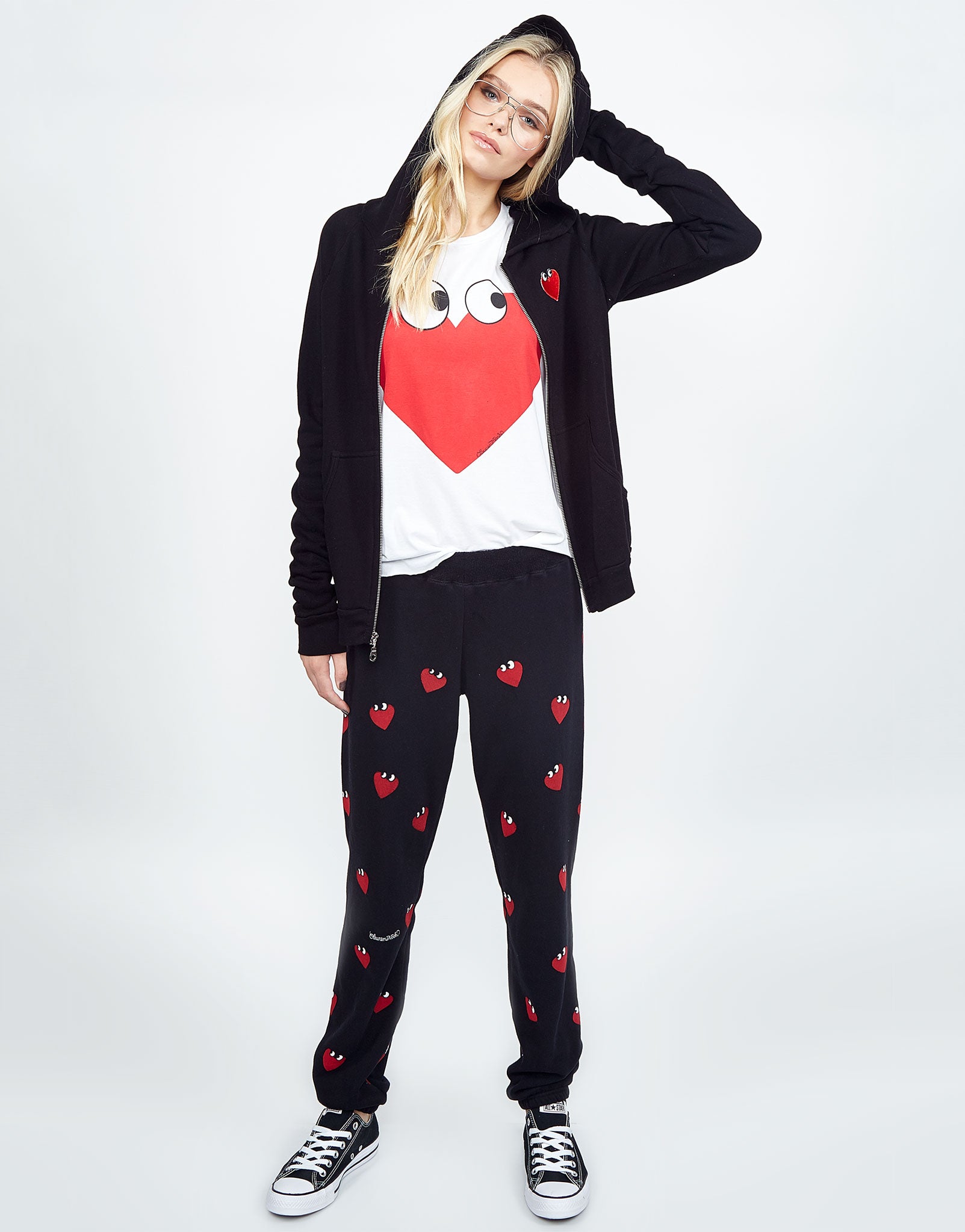 Lauren Moshi Women's Gia Mini Heartface - 