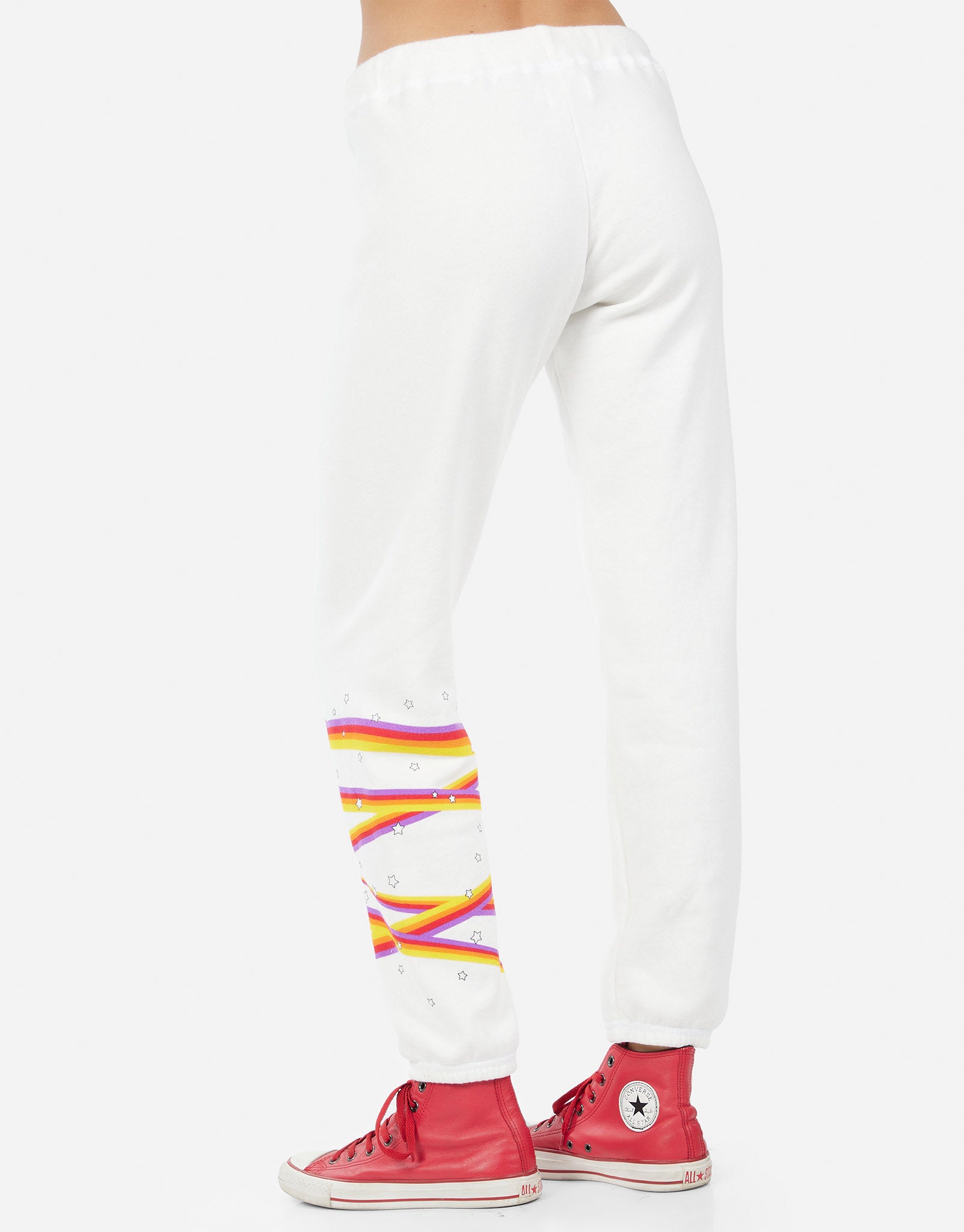 Chaser rainbow stripe sweatpants deals