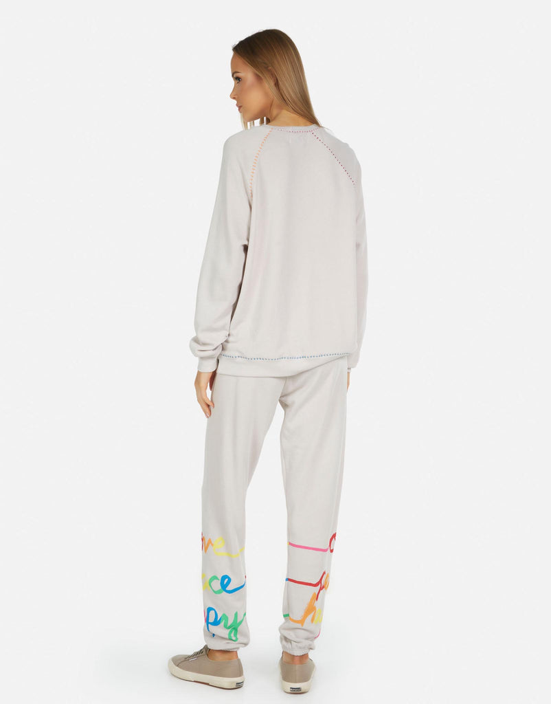 Lauren Moshi Women's Tanzy Love Peace Happiness - 