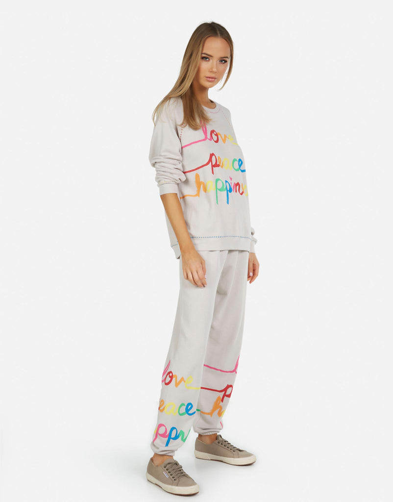 Lauren Moshi Women's Tanzy Love Peace Happiness - 