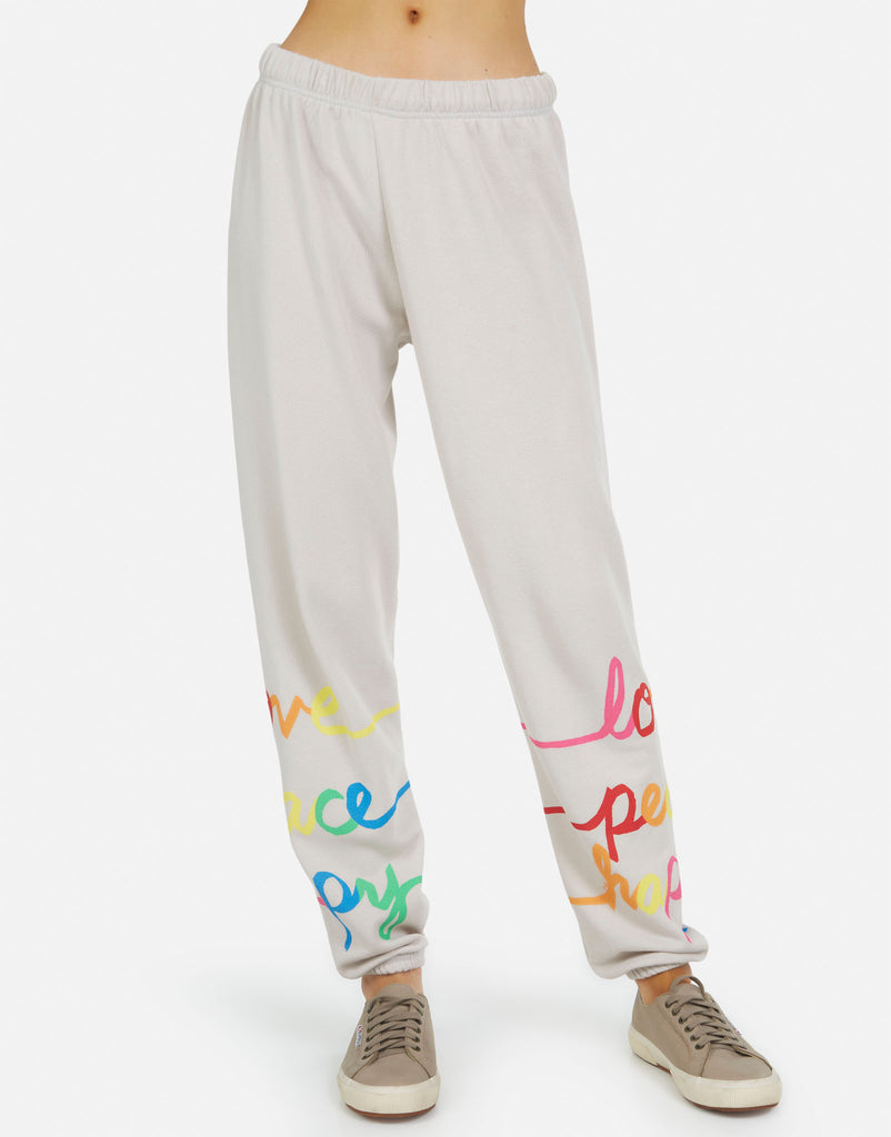 Lauren Moshi Women's Tanzy Love Peace Happiness - 