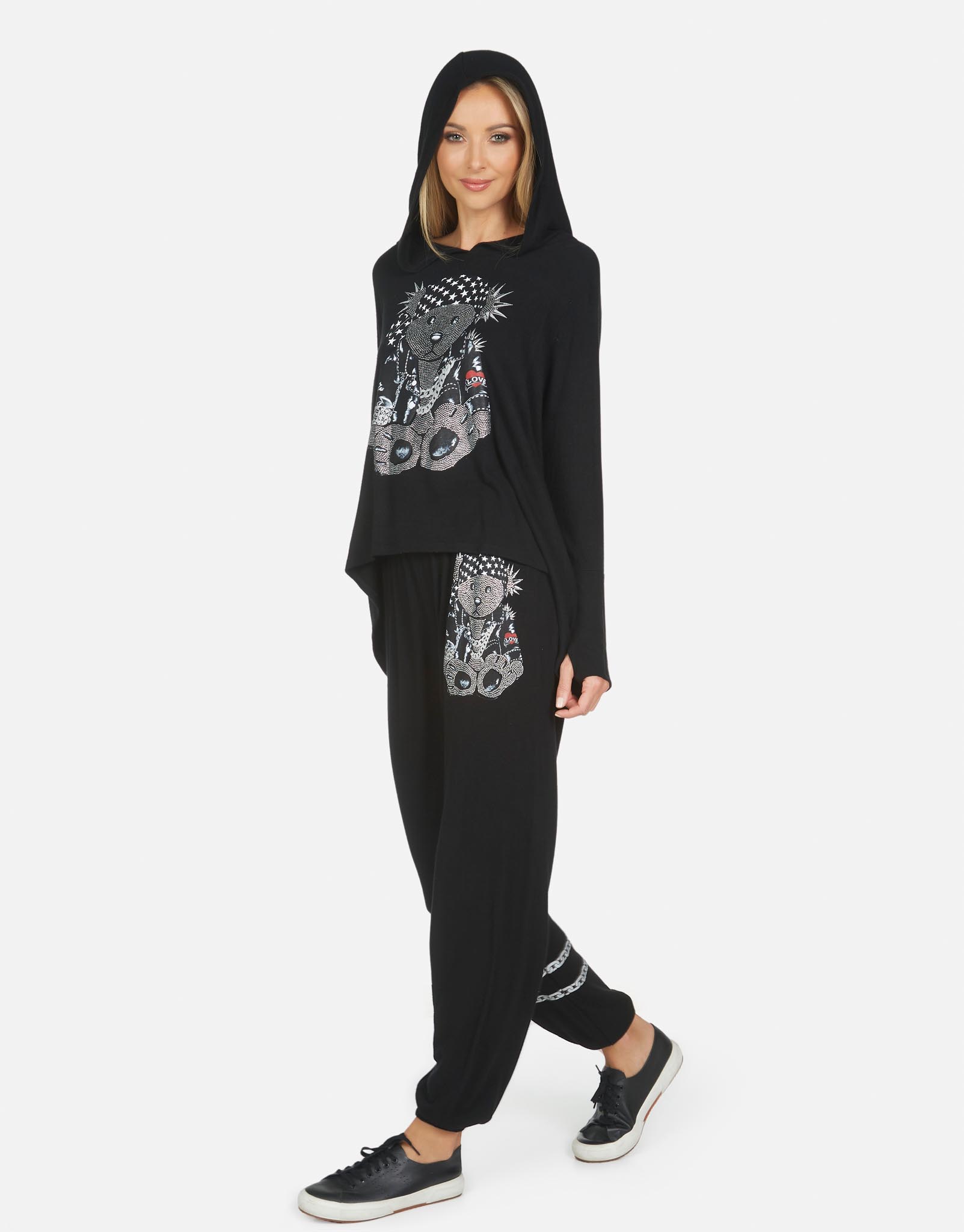 Lauren Moshi Women's Tanzy Crystal Rocker Teddy - 