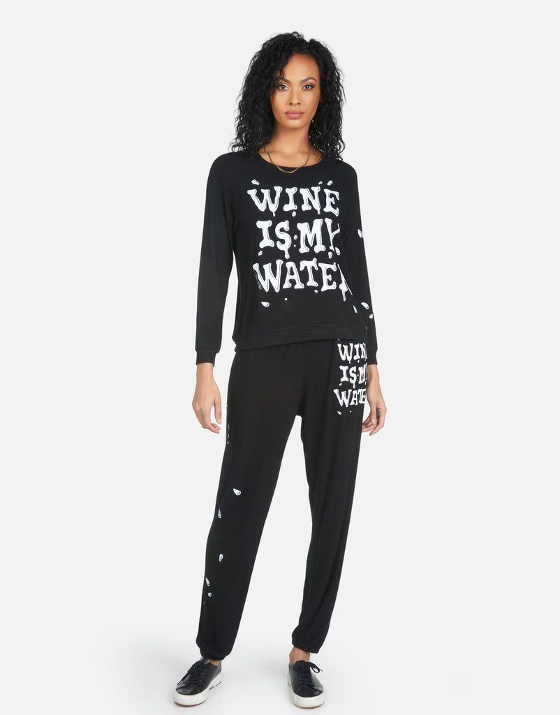 Lauren Moshi Women's Tanzy Wine Is My Water - 