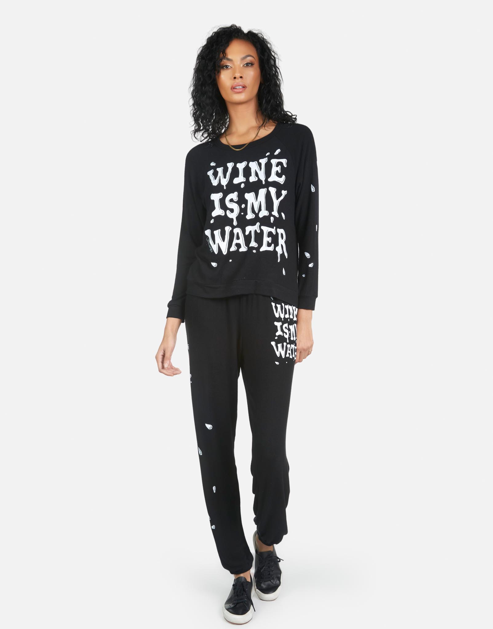 Lauren Moshi Women's Tanzy Wine Is My Water - 