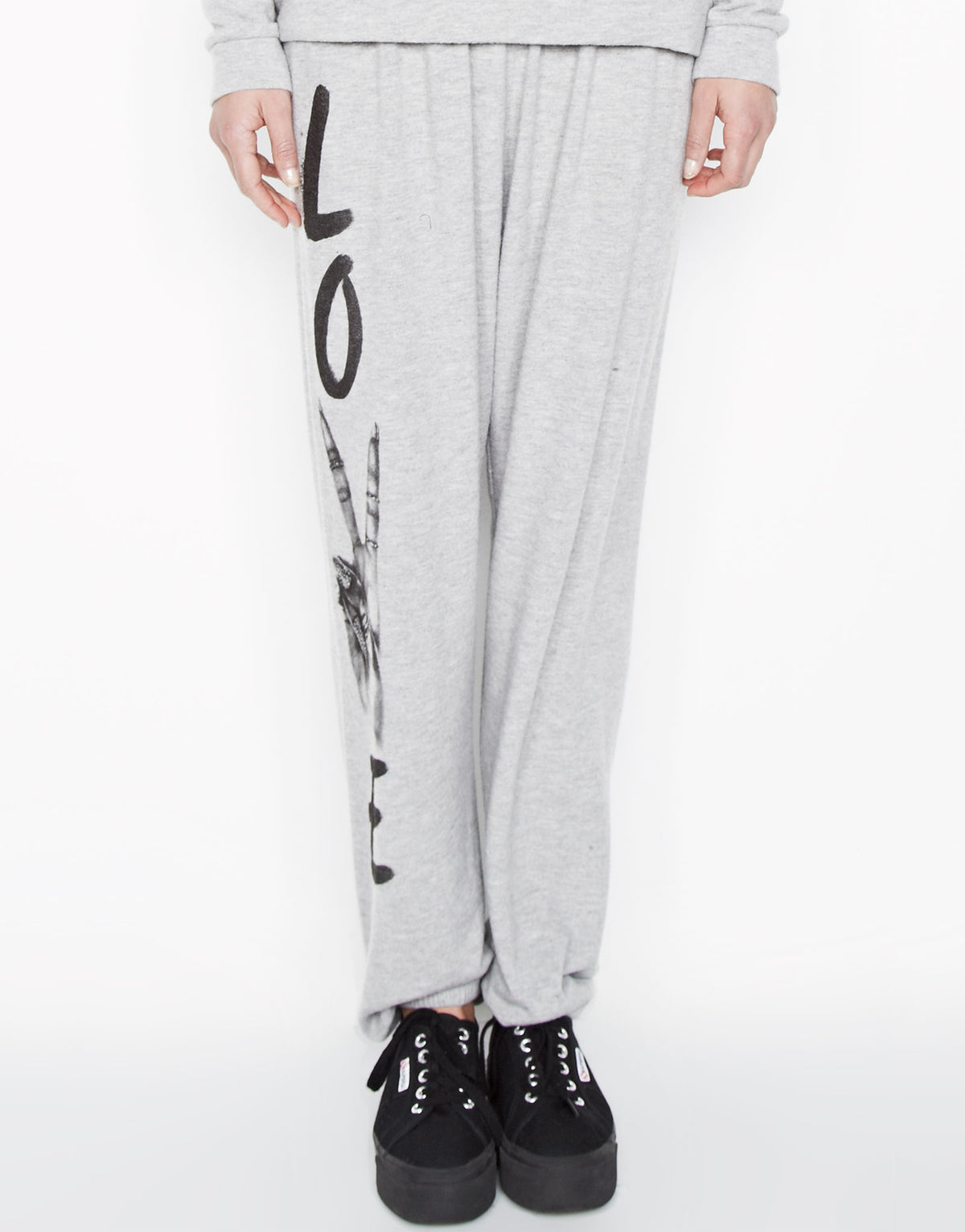 Lauren Moshi Women's Tanzy Show Love - Heather Grey