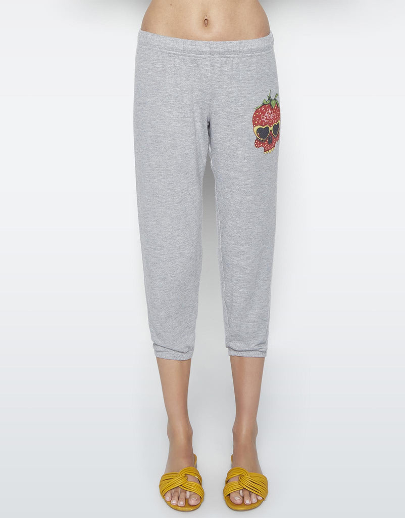 Lauren Moshi Women's Alana Strawberry Skull - Heather Grey