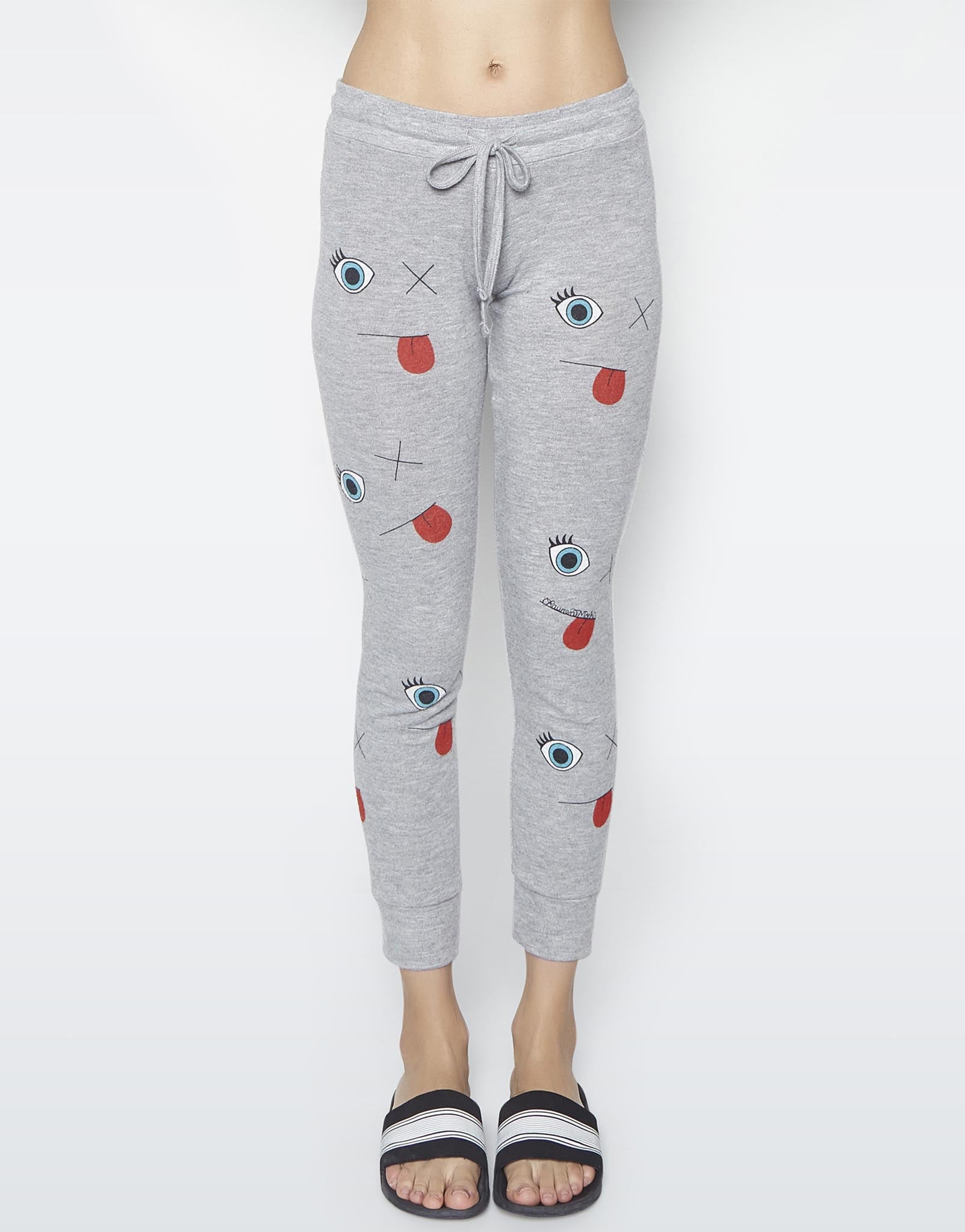 Lauren Moshi Women's Kizzy Smile Please - Heather Grey