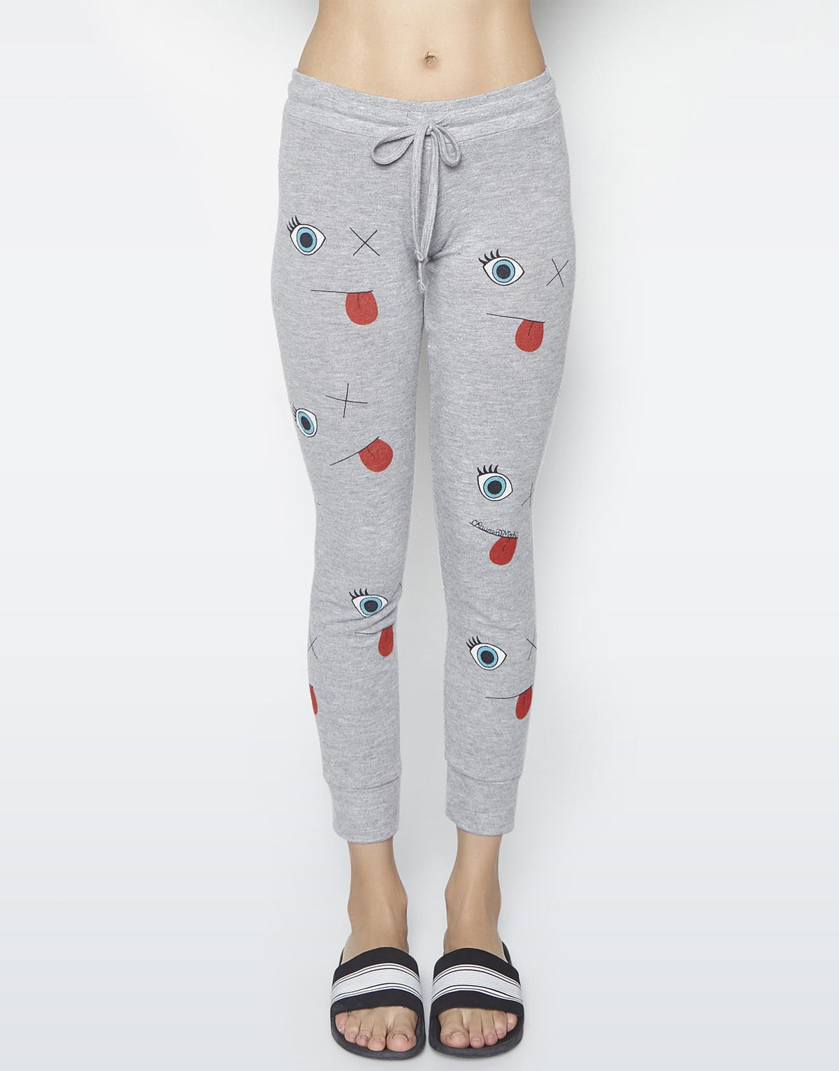 Lauren Moshi Women's Kizzy Smile Please - Heather Grey
