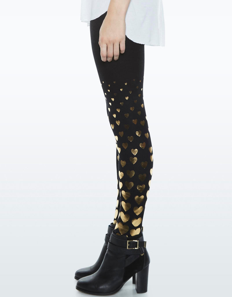 Lauren Moshi Women's Shae All Over Foil Hearts - 
