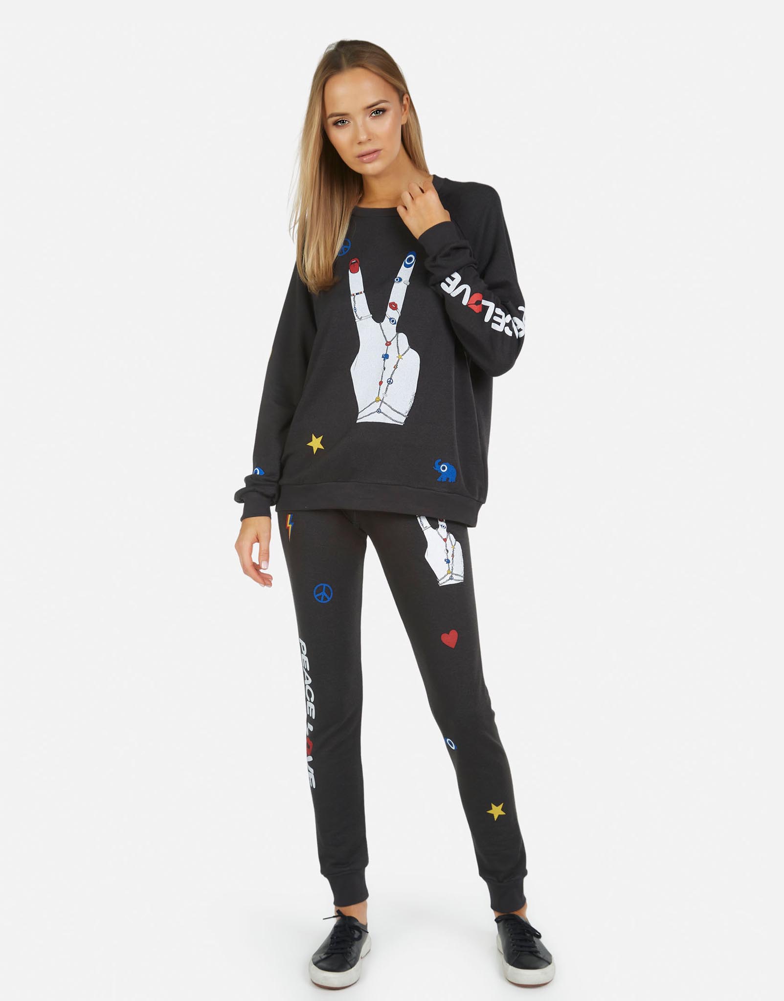 Lauren Moshi Women's Jess Peace Hand Elements - 