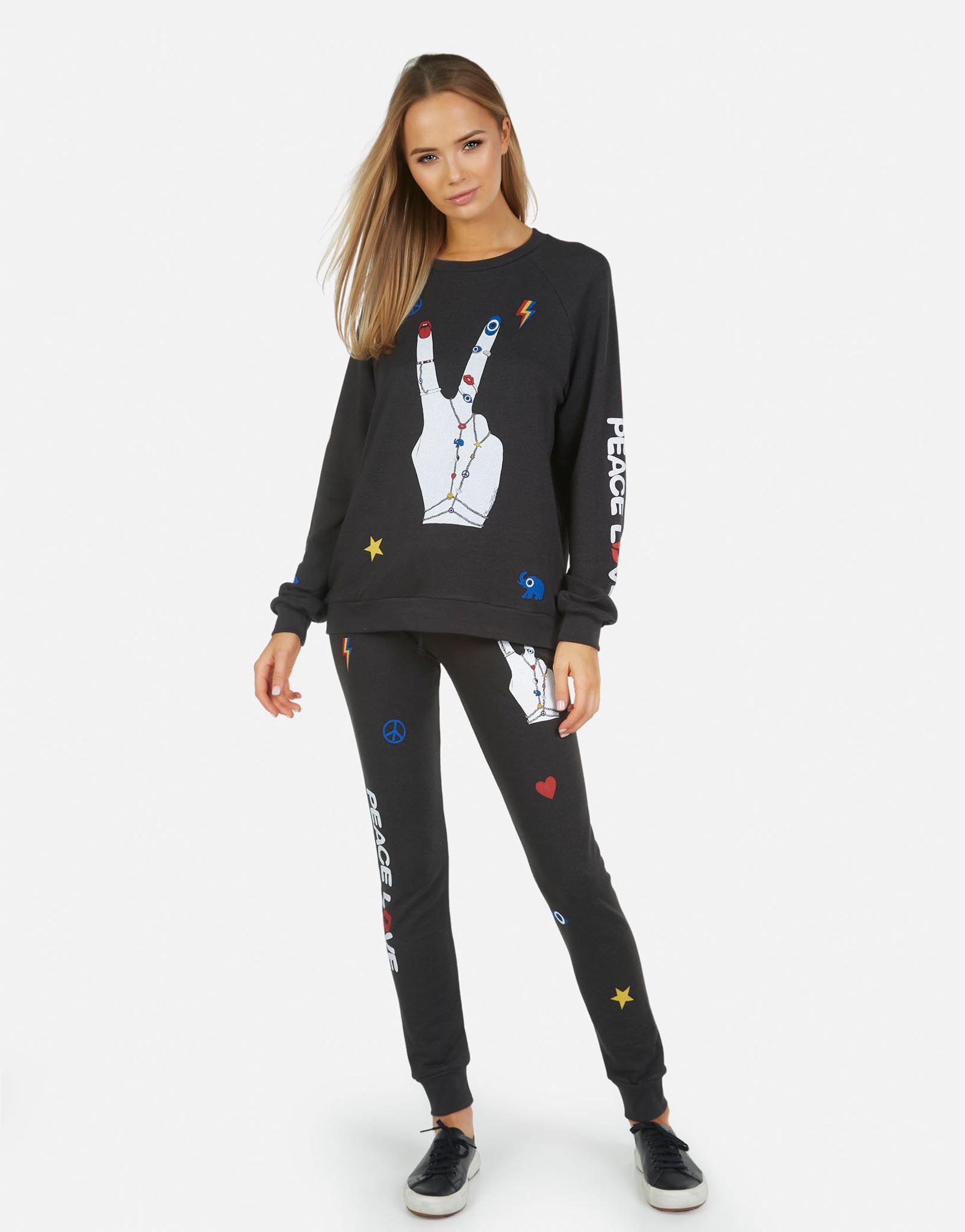 Lauren Moshi Women's Jess Peace Hand Elements - 