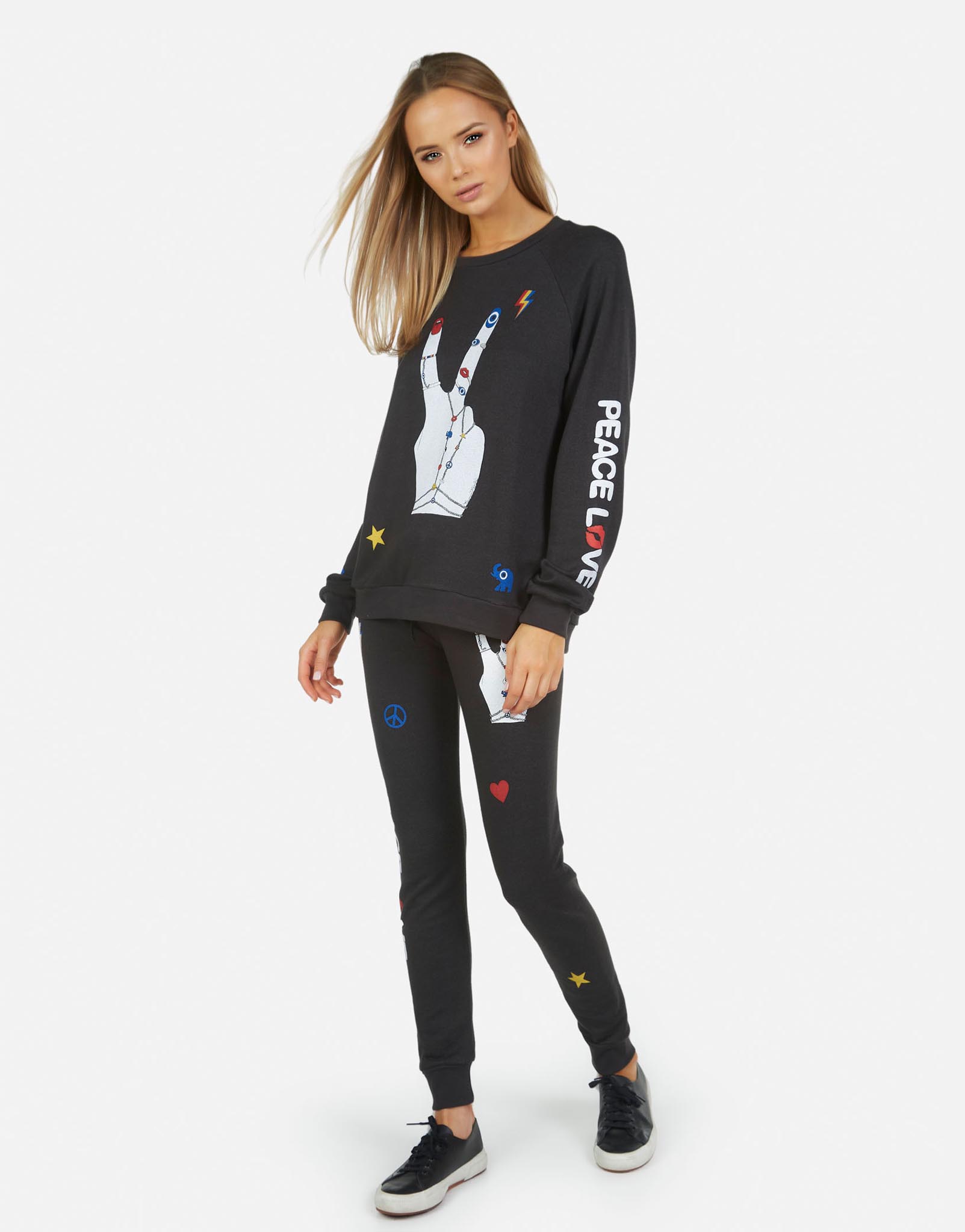 Lauren Moshi Women's Jess Peace Hand Elements - 