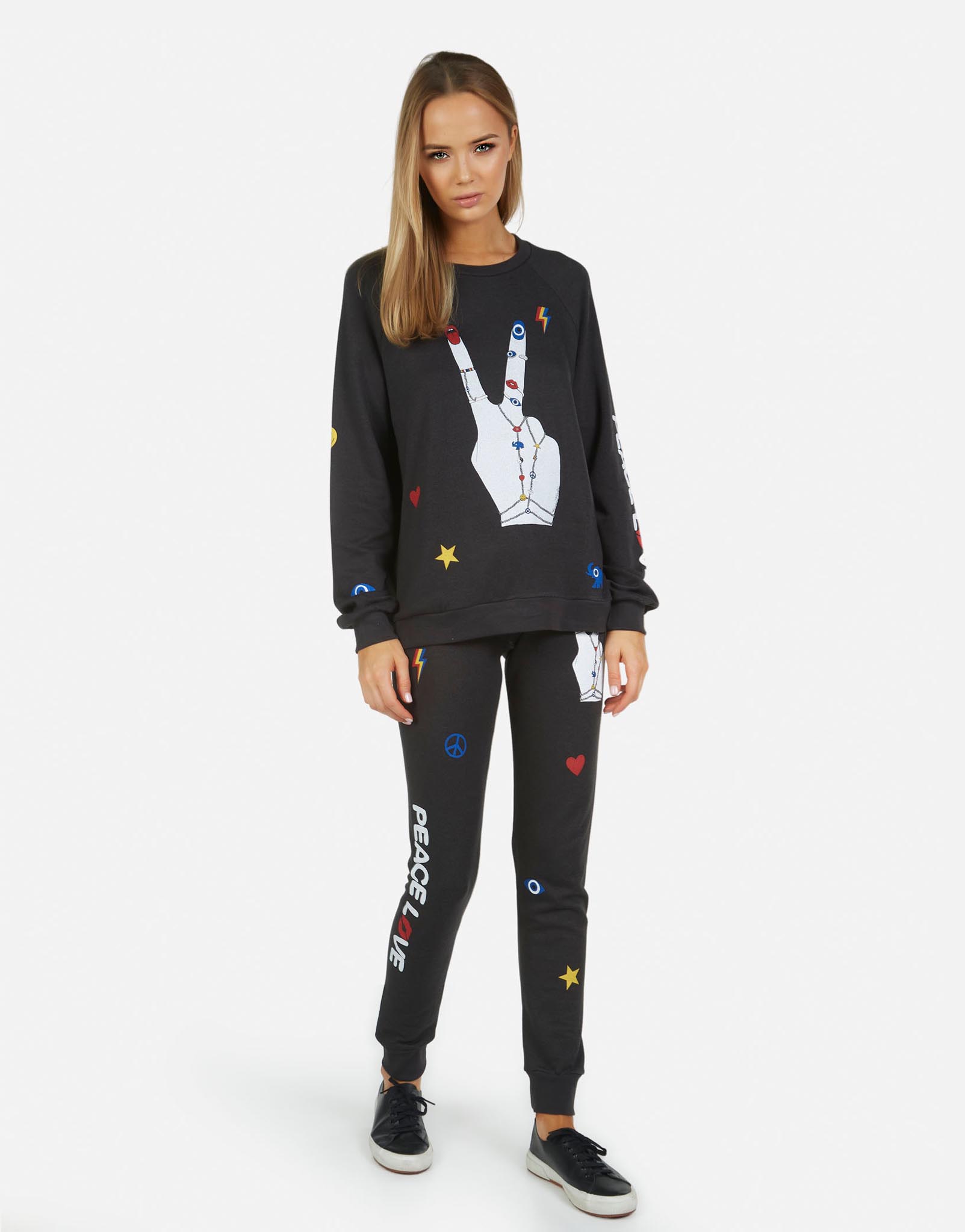 Lauren Moshi Women's Jess Peace Hand Elements - 