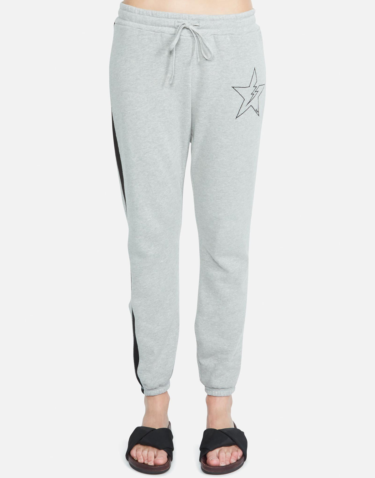 Lauren Moshi Women's Astrid Lightning Star - Heather Grey/ Black