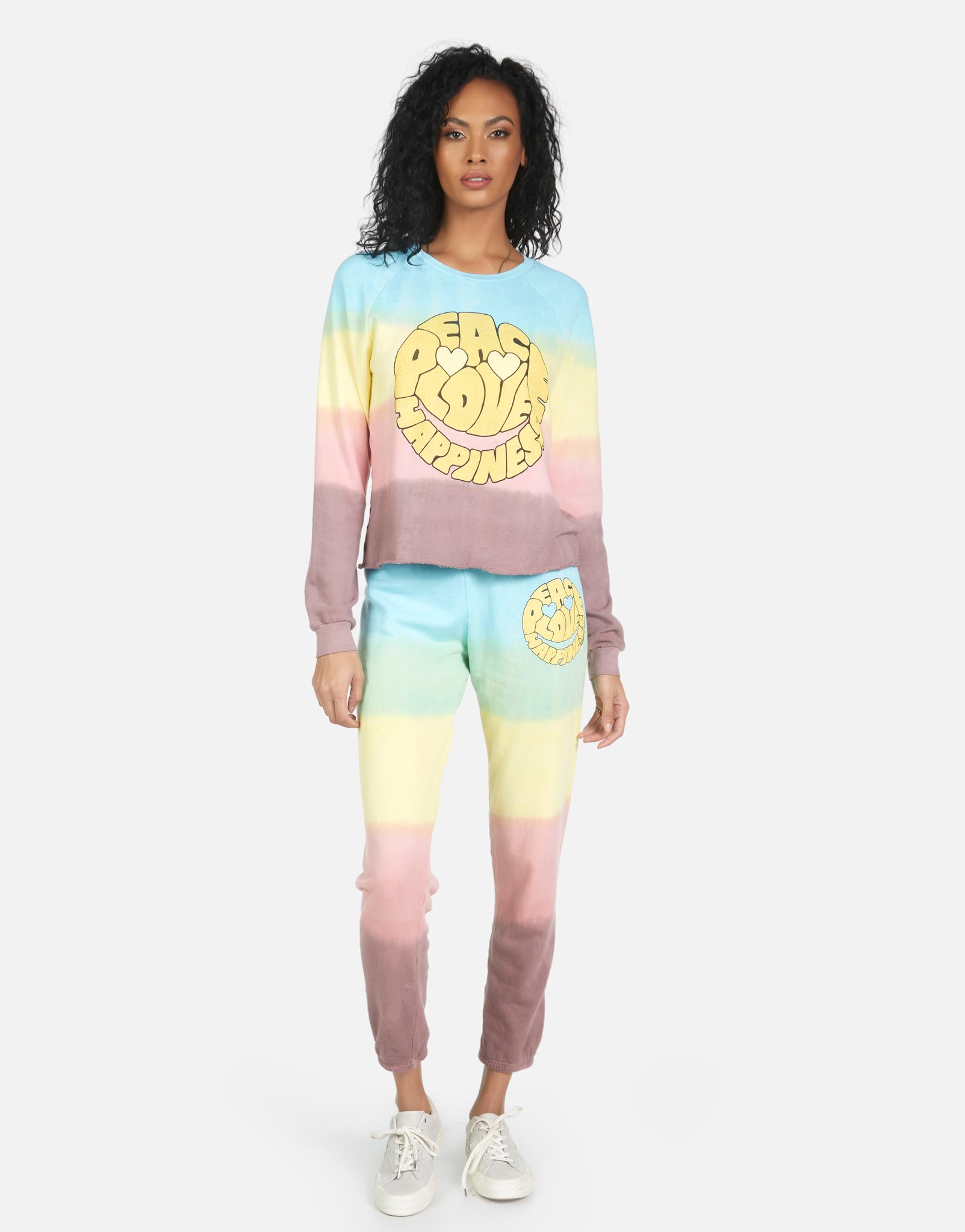 Lauren Moshi Women's Brynn Text Happy Face - 