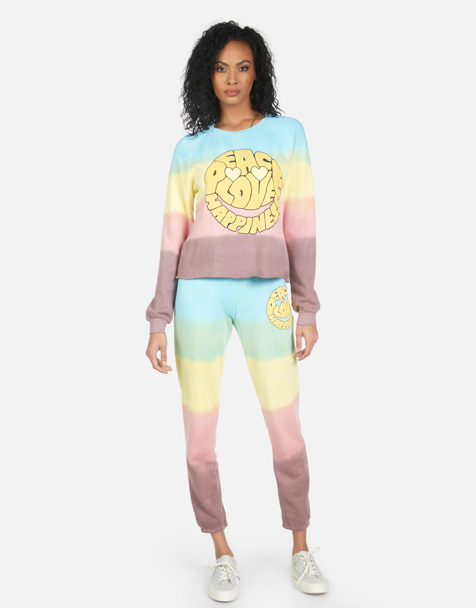 Lauren Moshi Women's Brynn Text Happy Face - 