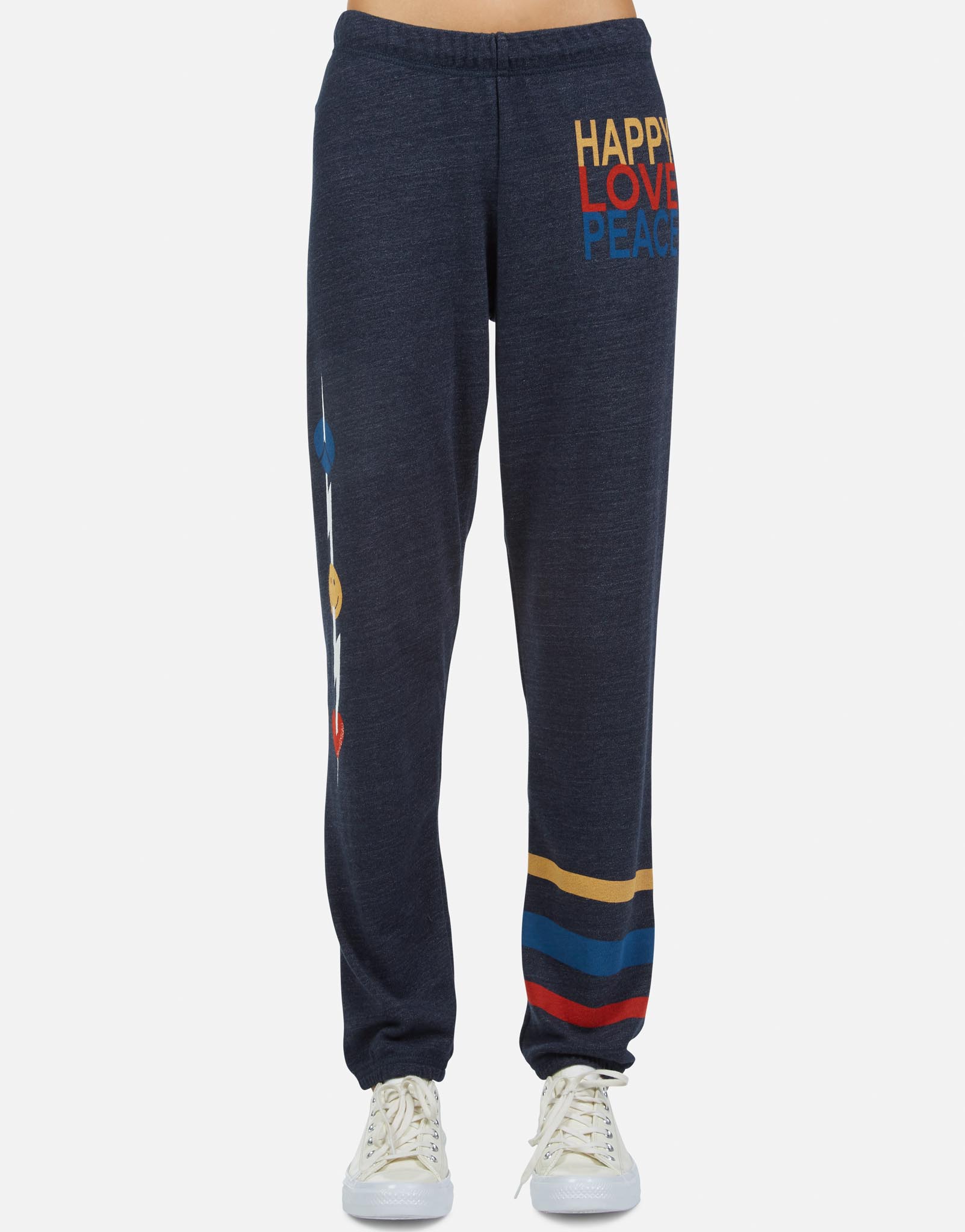 Lauren Moshi Women's Brynn Happy Peace Love - Port Navy