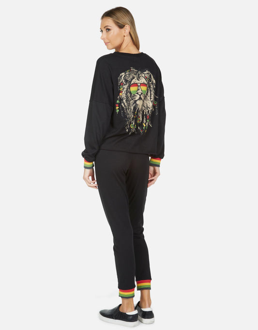 Lauren Moshi Women's Valencia Rasta Lion - 