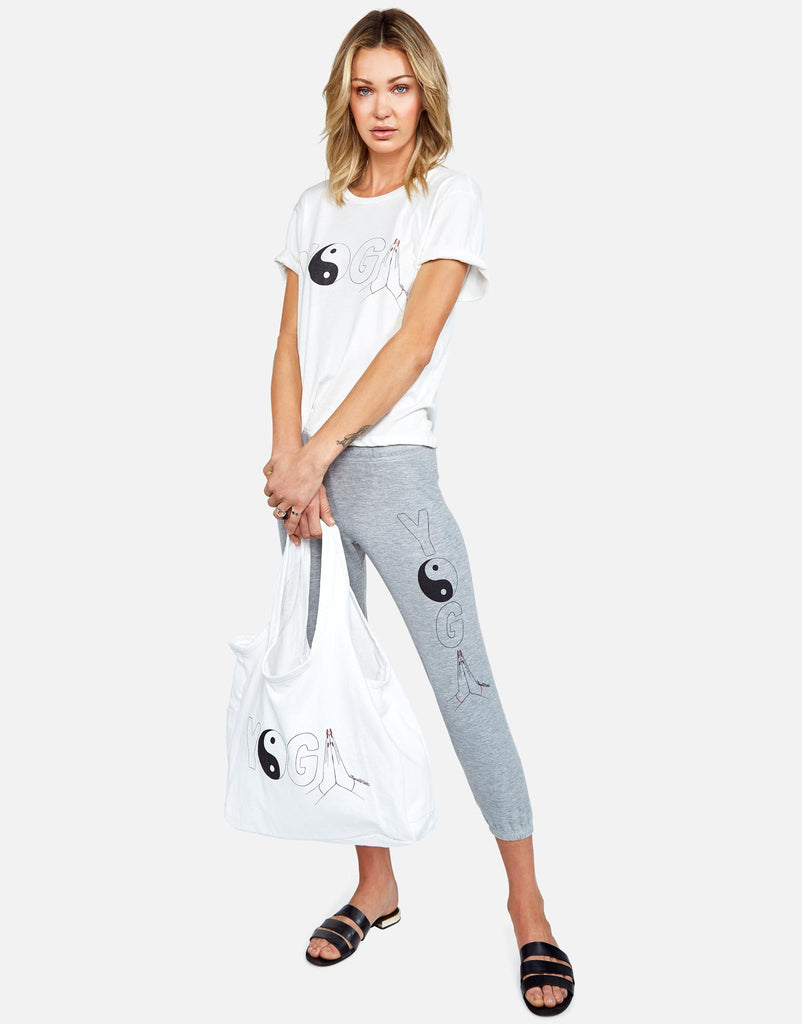 Lauren Moshi Women's Taylor Yoga Prayer - White