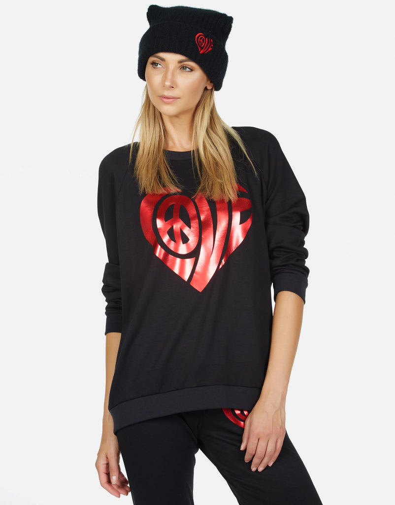 Lauren Moshi Women's Blix Love Heart - Black