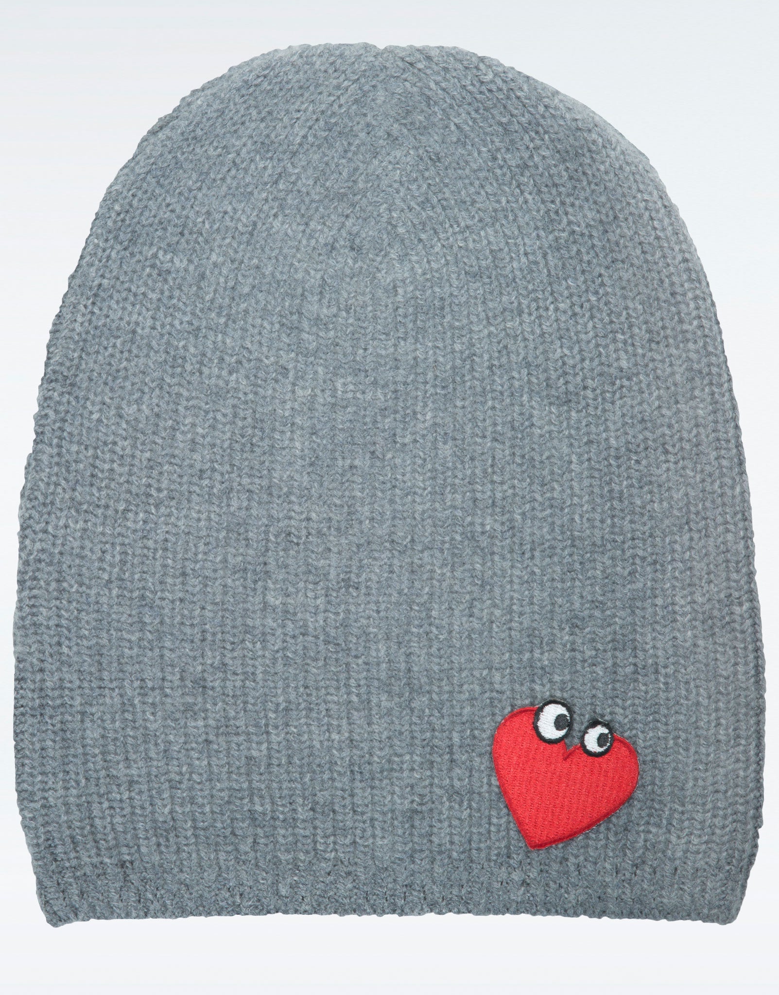 Lauren Moshi Women's Remy Heartface Patch - Charcoal