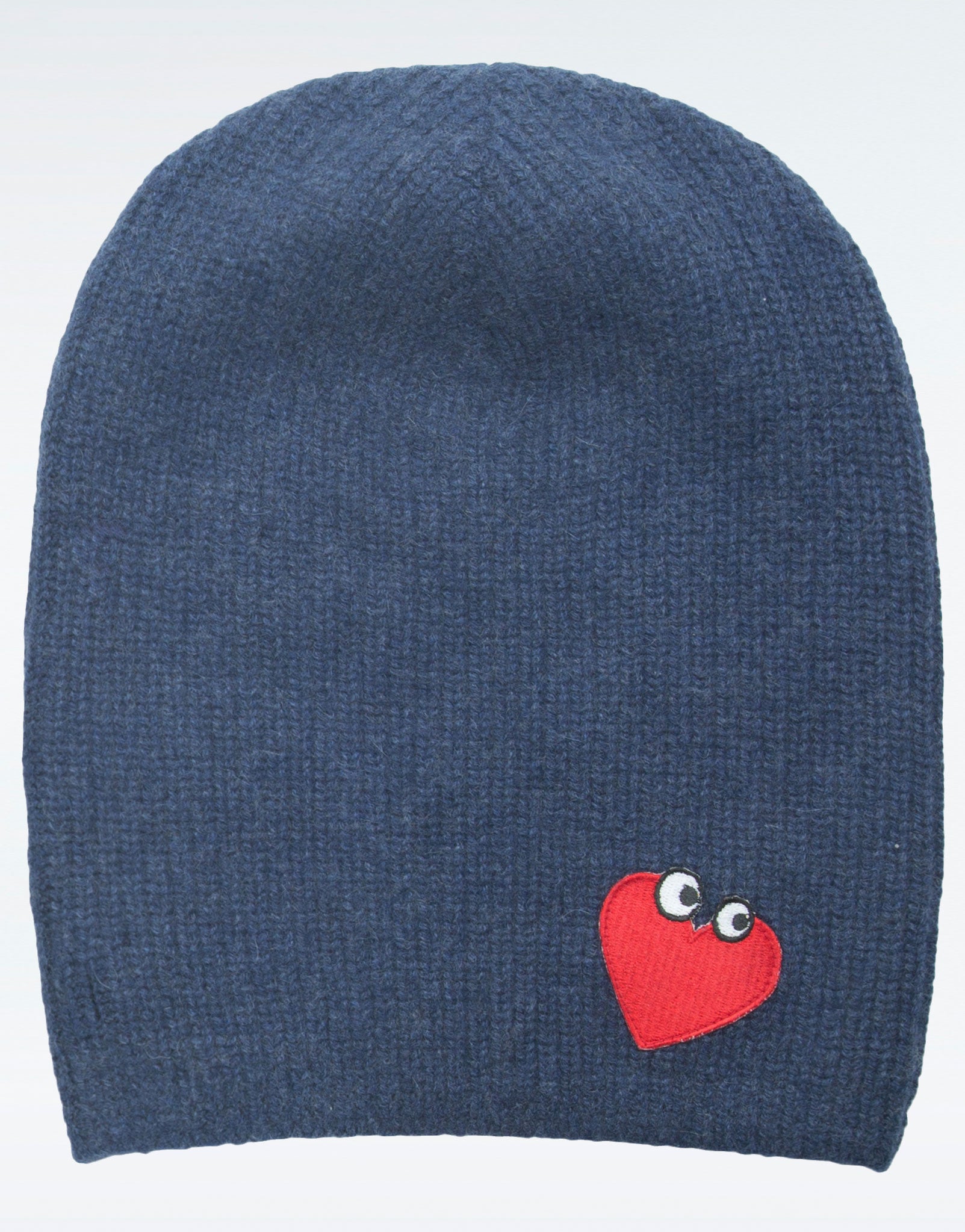 Lauren Moshi Women's Remy Heartface Patch - Navy