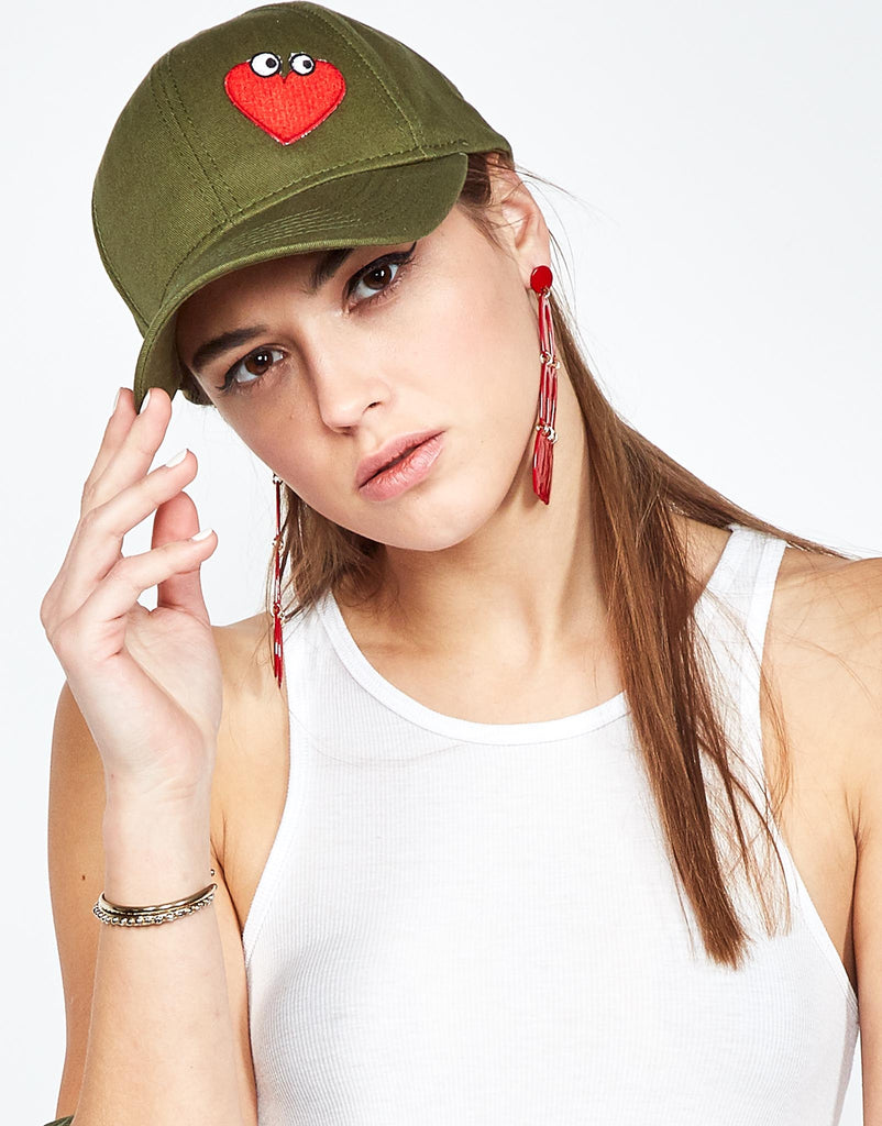 Lauren Moshi Women's Bay Heartface - Military