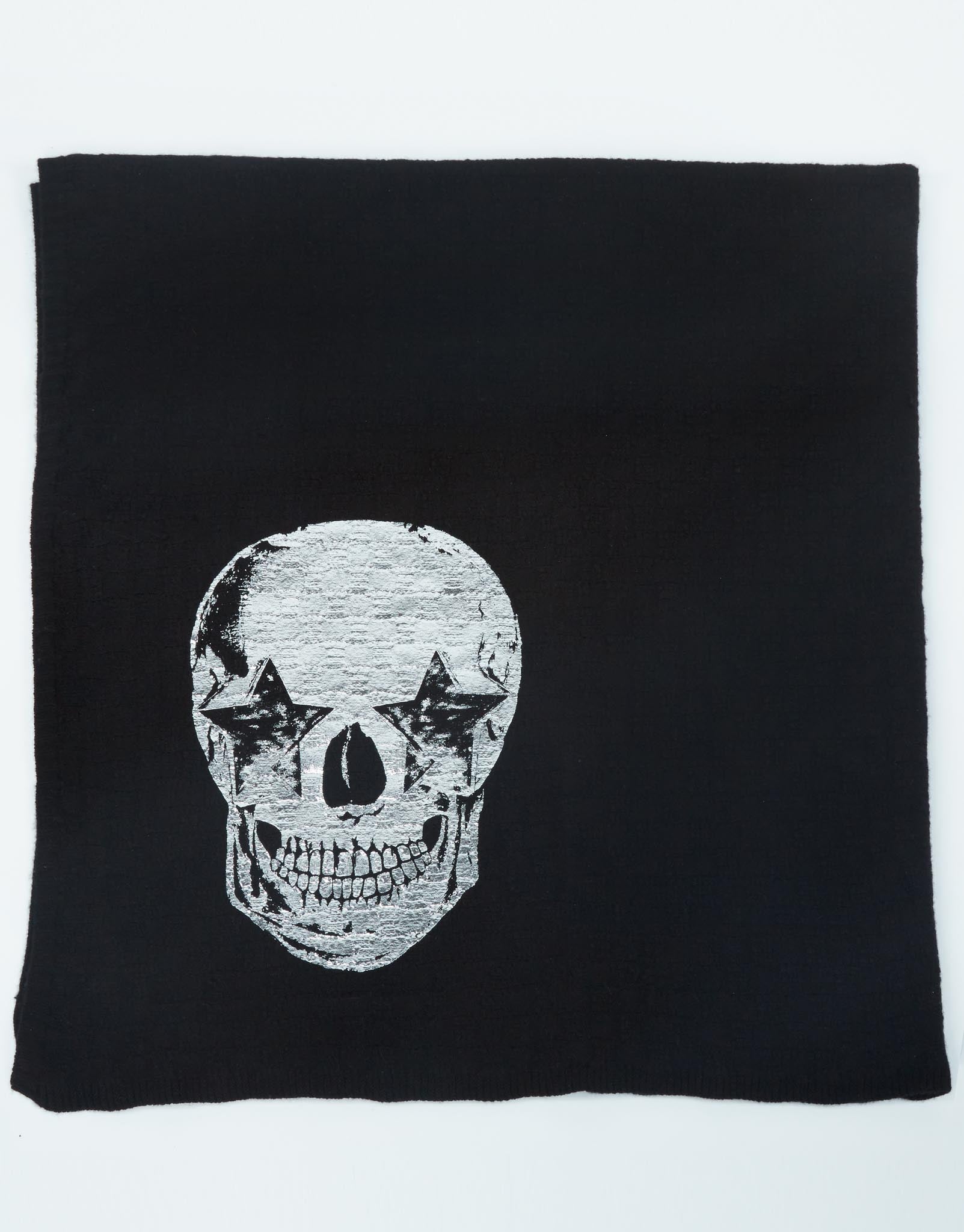 Lauren Moshi Women's Bexley Foil Star Eye Skull - Black