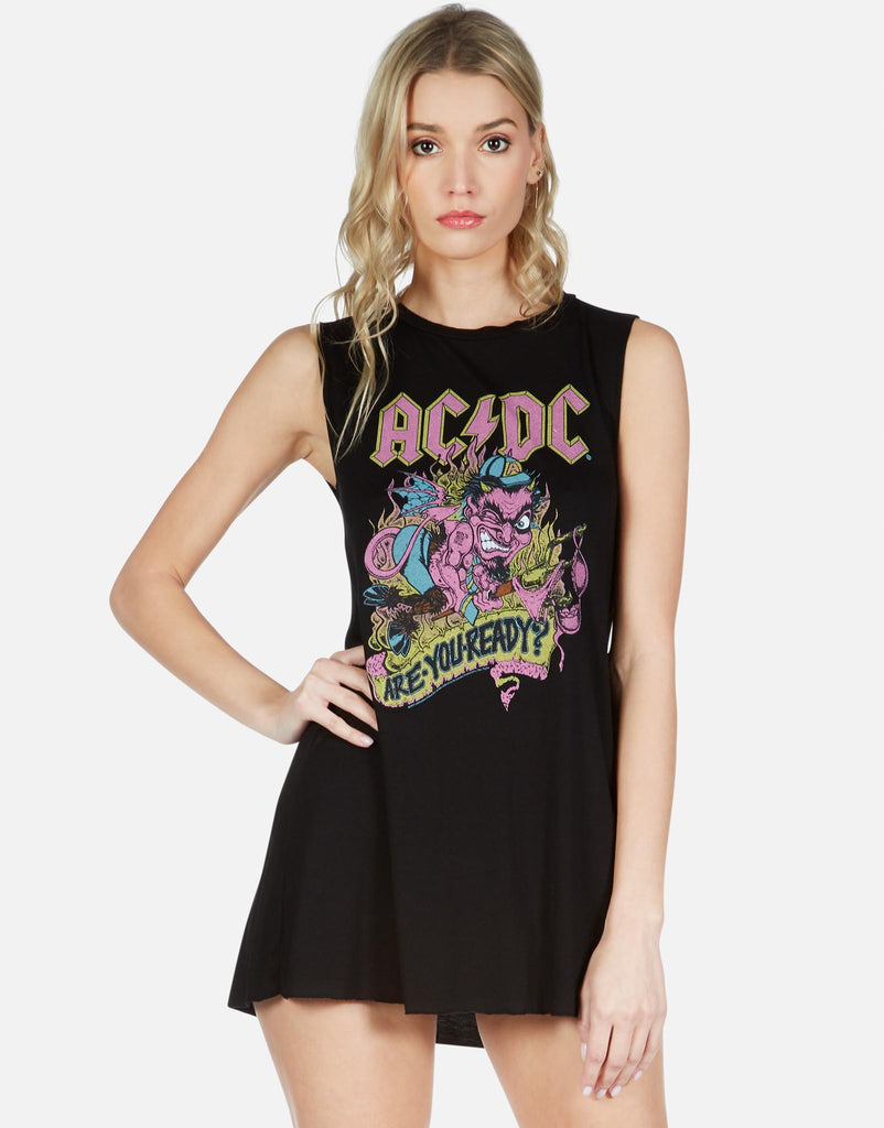 Lauren Moshi X Epic Women's Deanna AC/DC Devil - Black