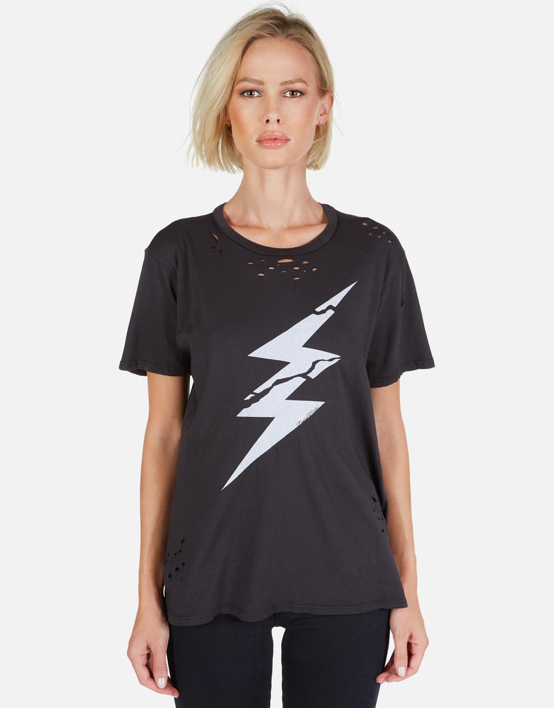 Lauren Moshi Women's Wolf Cracked Lightning Bolt - 