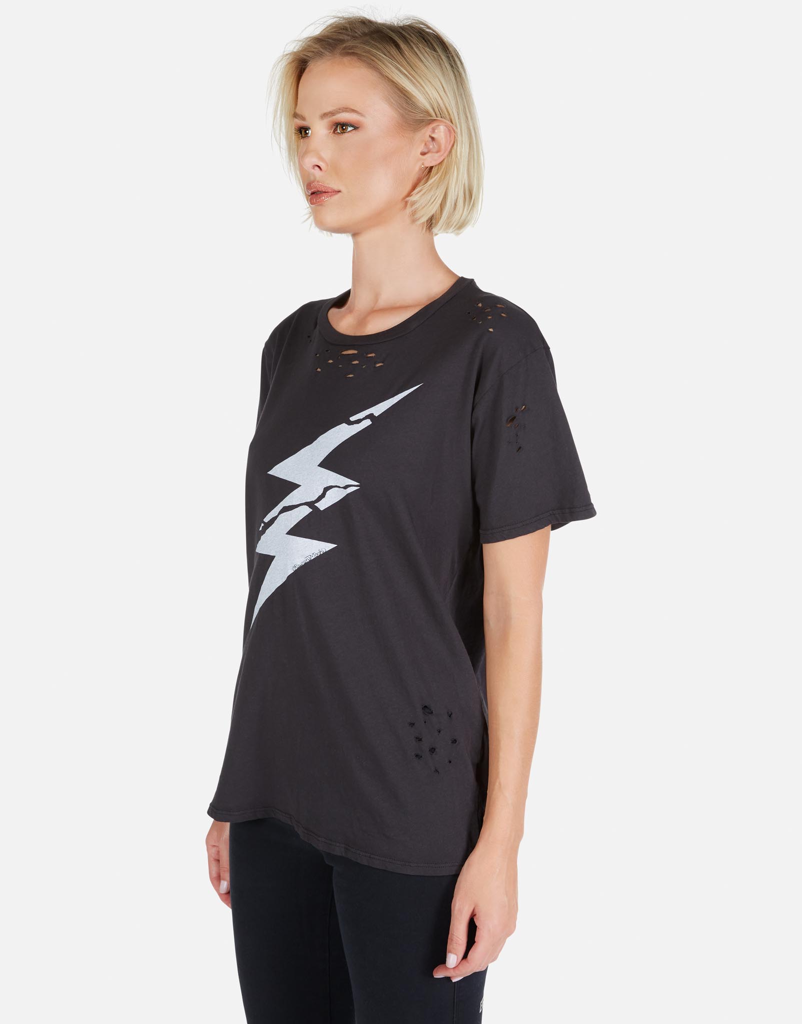 Lauren Moshi Women's Wolf Cracked Lightning Bolt - 