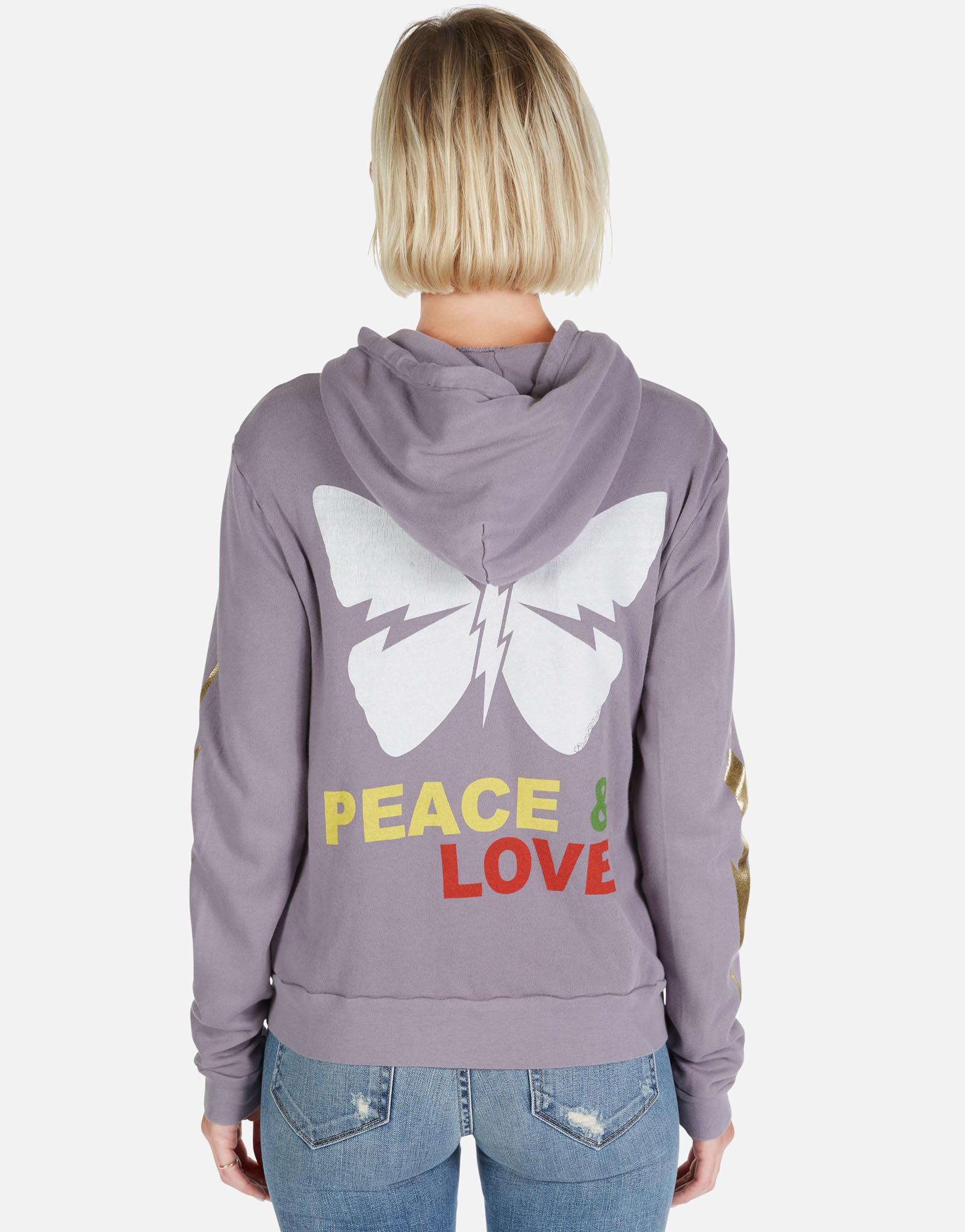 Lauren Moshi Women's Lennox Peace & Love Butterfly - 