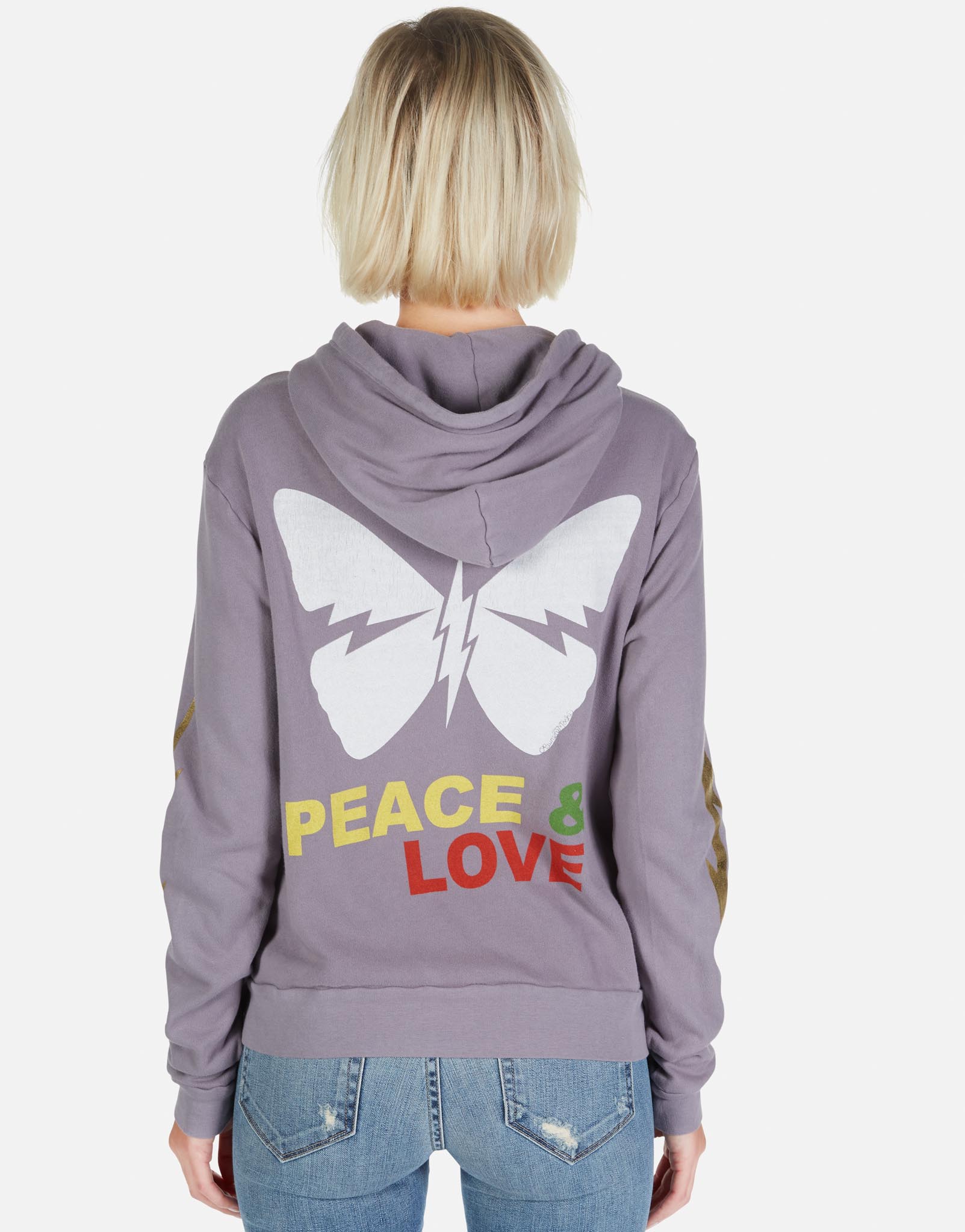 Lauren Moshi Women's Lennox Peace & Love Butterfly - 