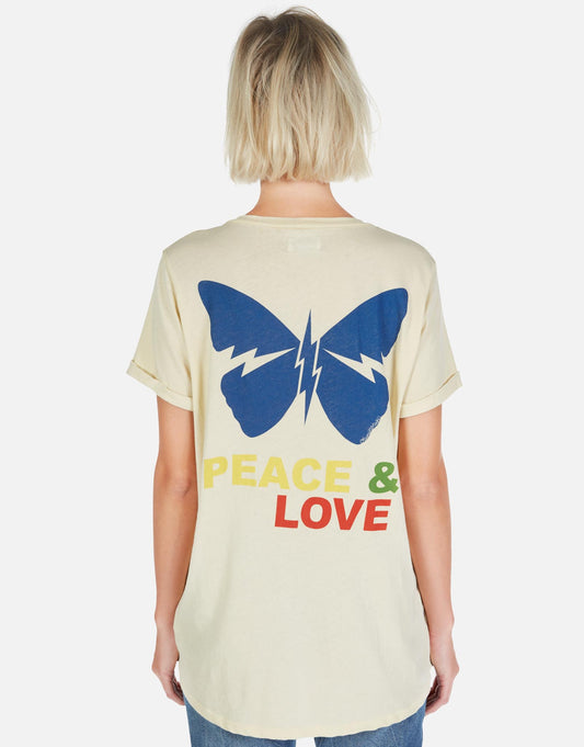 Lauren Moshi Women's Iris Peace & Love Butterfly - 