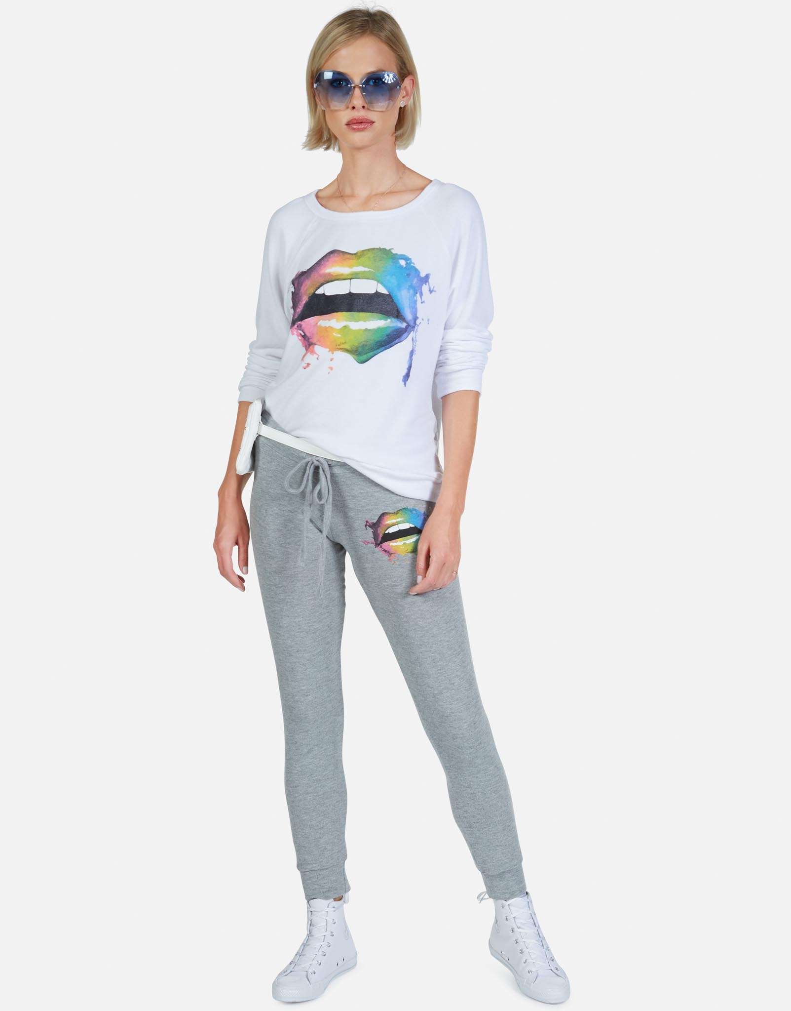 Lauren Moshi Women's Kizzy Rainbow Smudge Lip - 