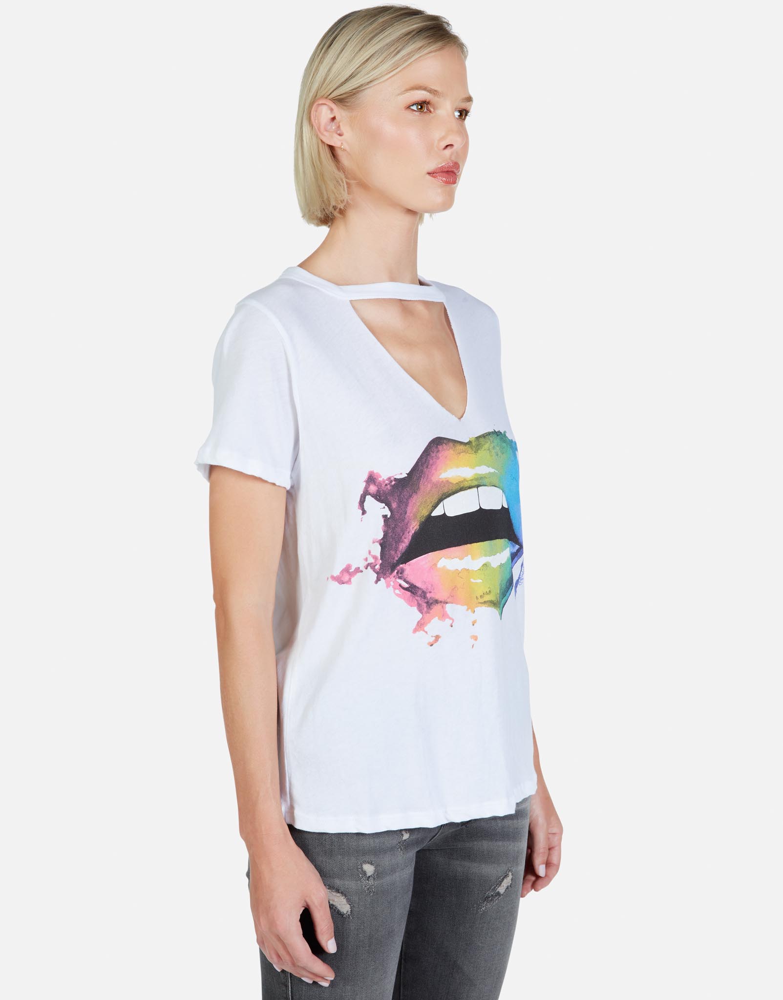 Lauren Moshi Women's Jhene Rainbow Smudge Lip - 