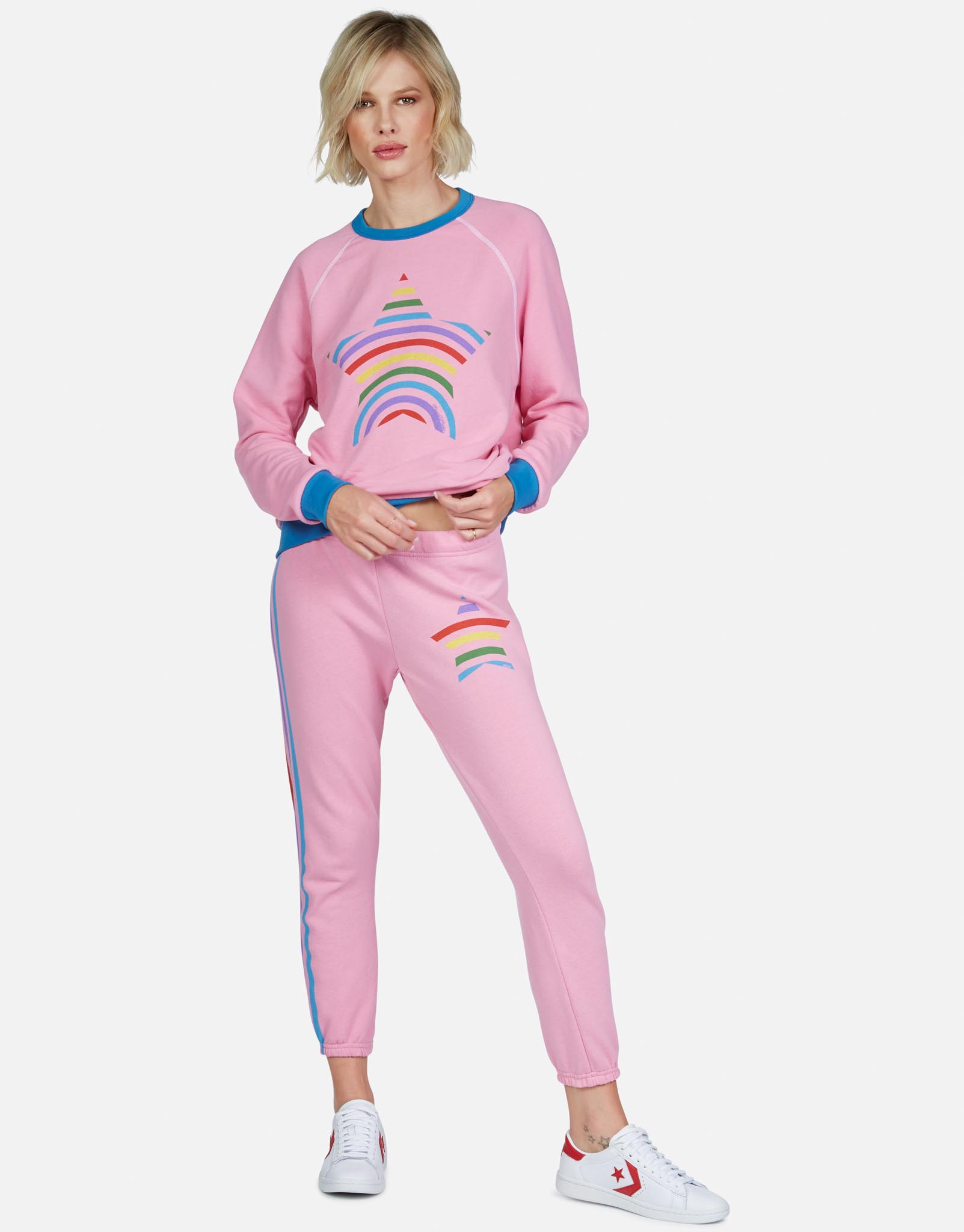 Lauren Moshi Women's Raelynn Rainbow Star - 