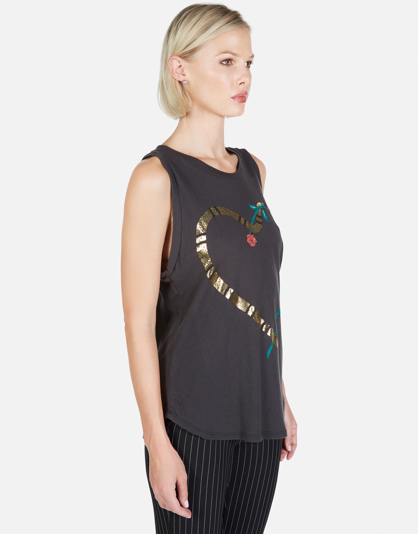 Lauren Moshi Women's Peyton Snake Heart - 