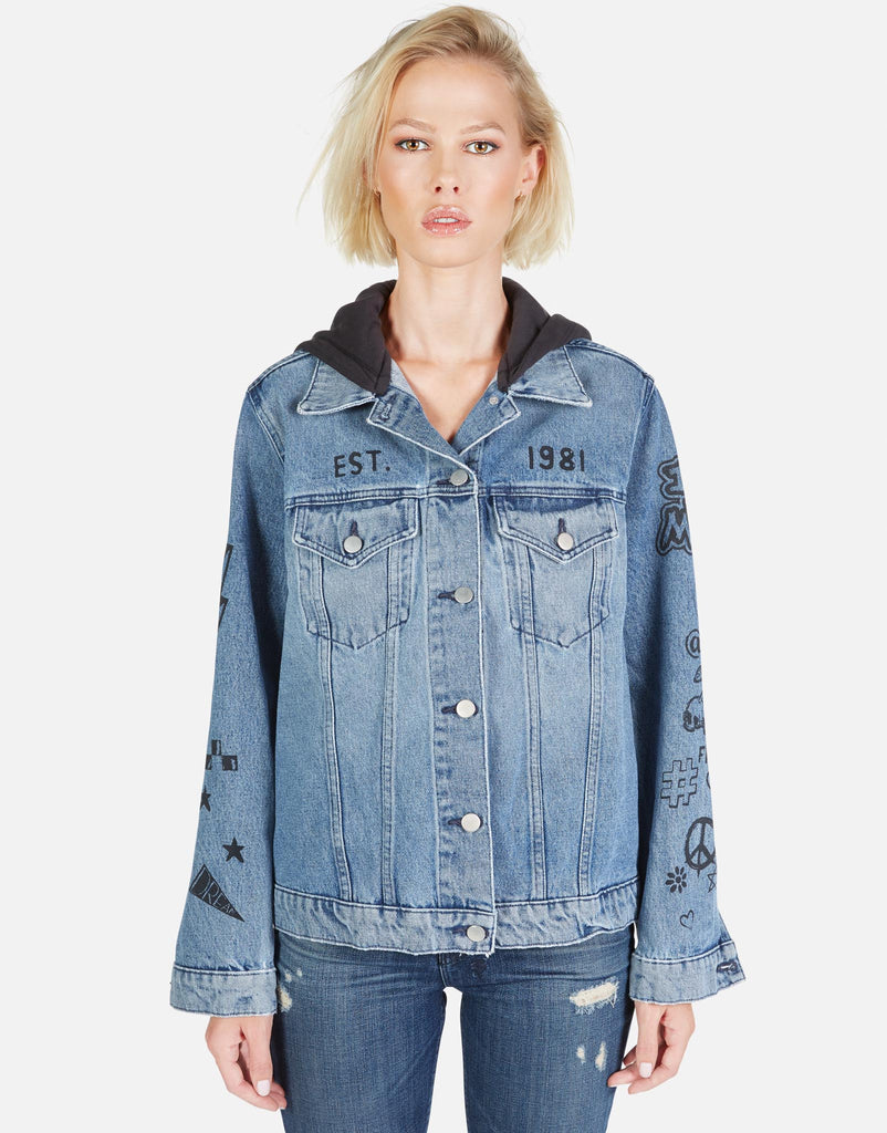 Lauren Moshi Women's Stevie Varsity Panther - 