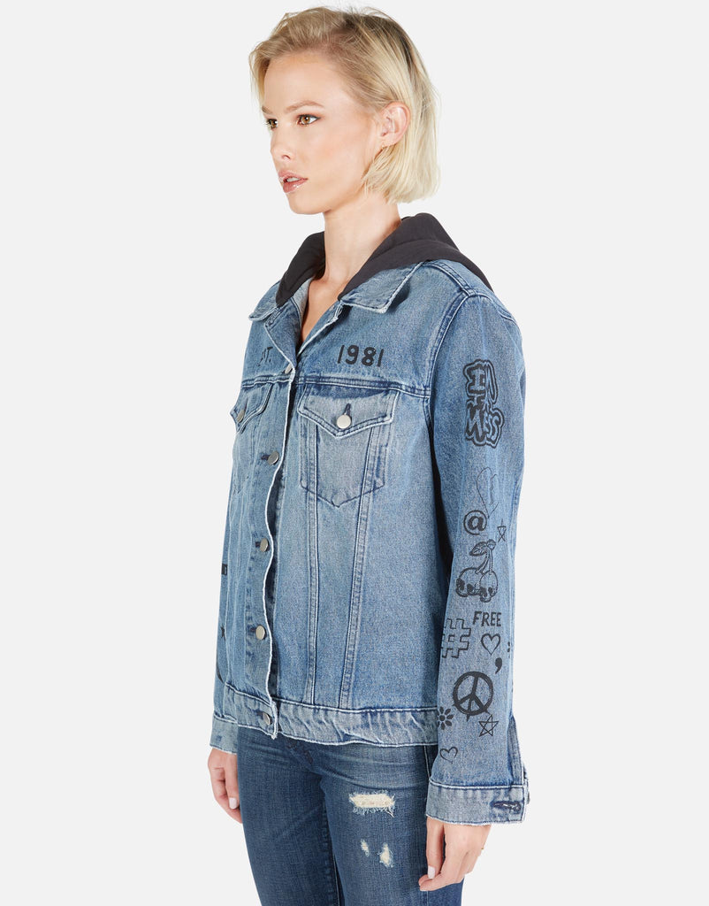 Lauren Moshi Women's Stevie Varsity Panther - 