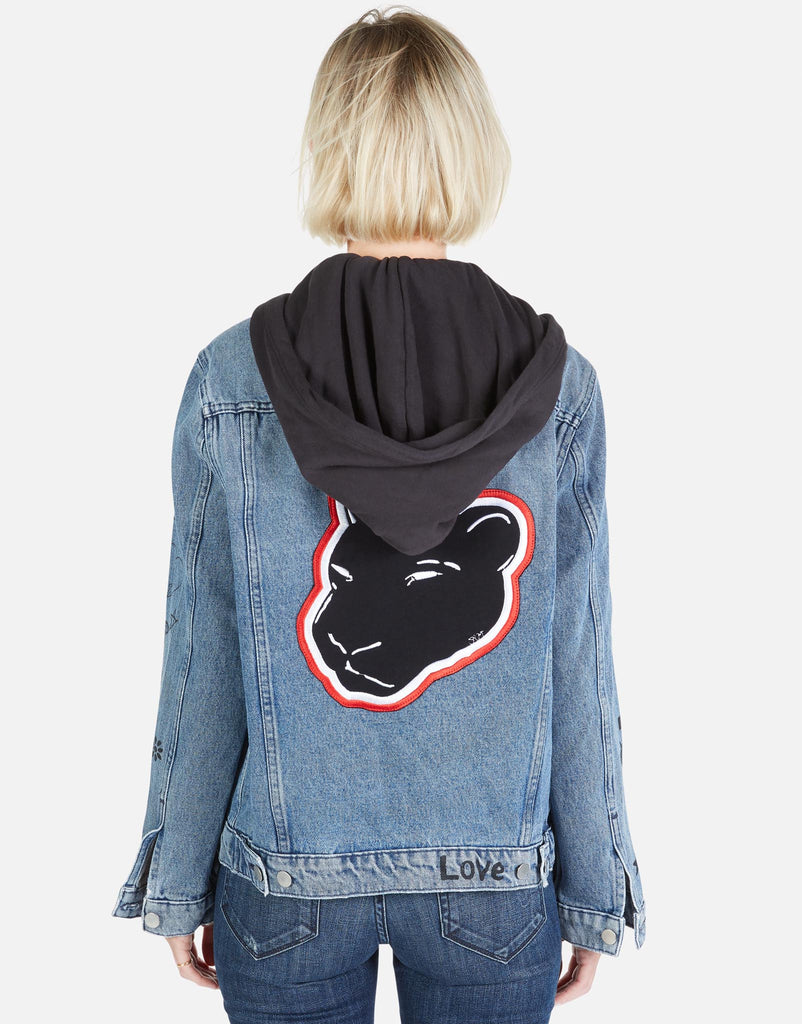 Lauren Moshi Women's Stevie Varsity Panther - 